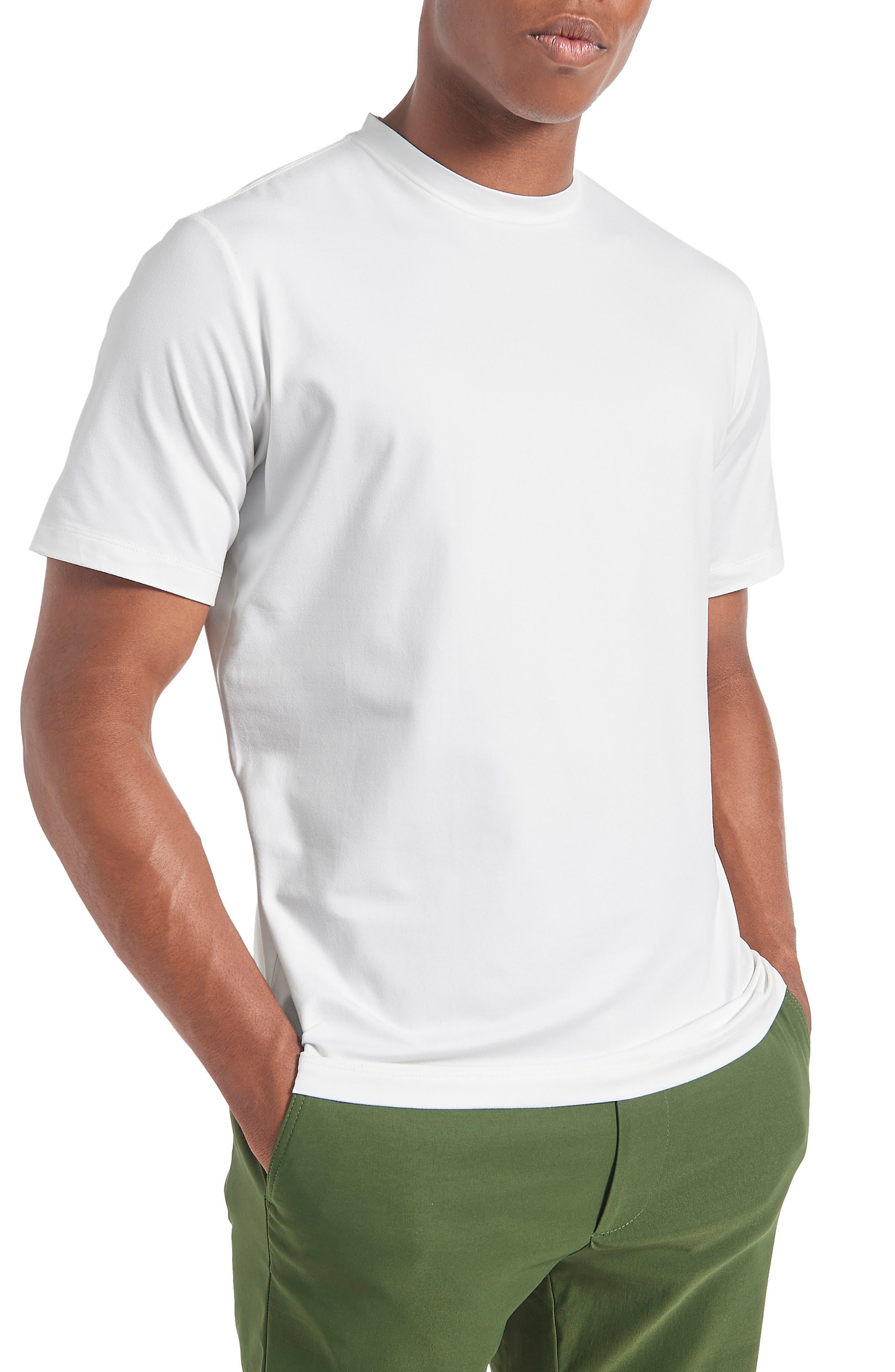 Ben Sherman Stretch Performance Crewneck T-shirt in White for Men | Lyst