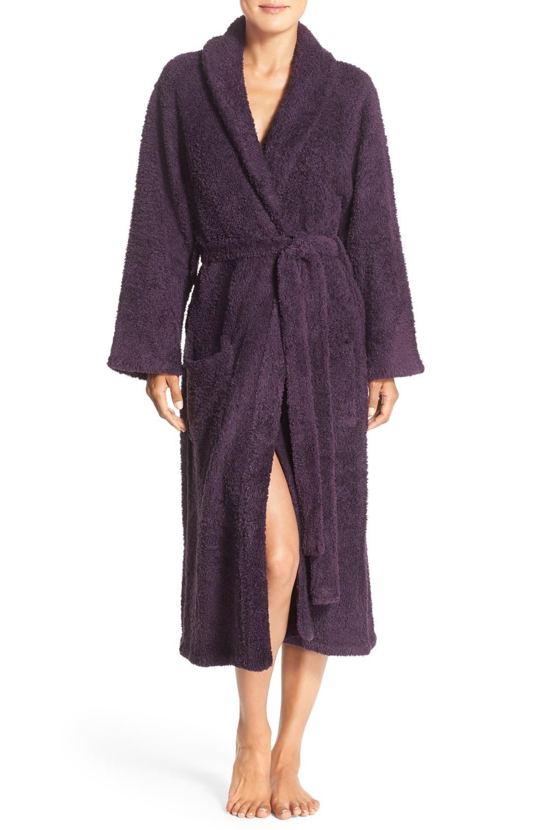 Barefoot Dreams Synthetic Barefoot Dreams Cozychic Robe in Purple Lyst