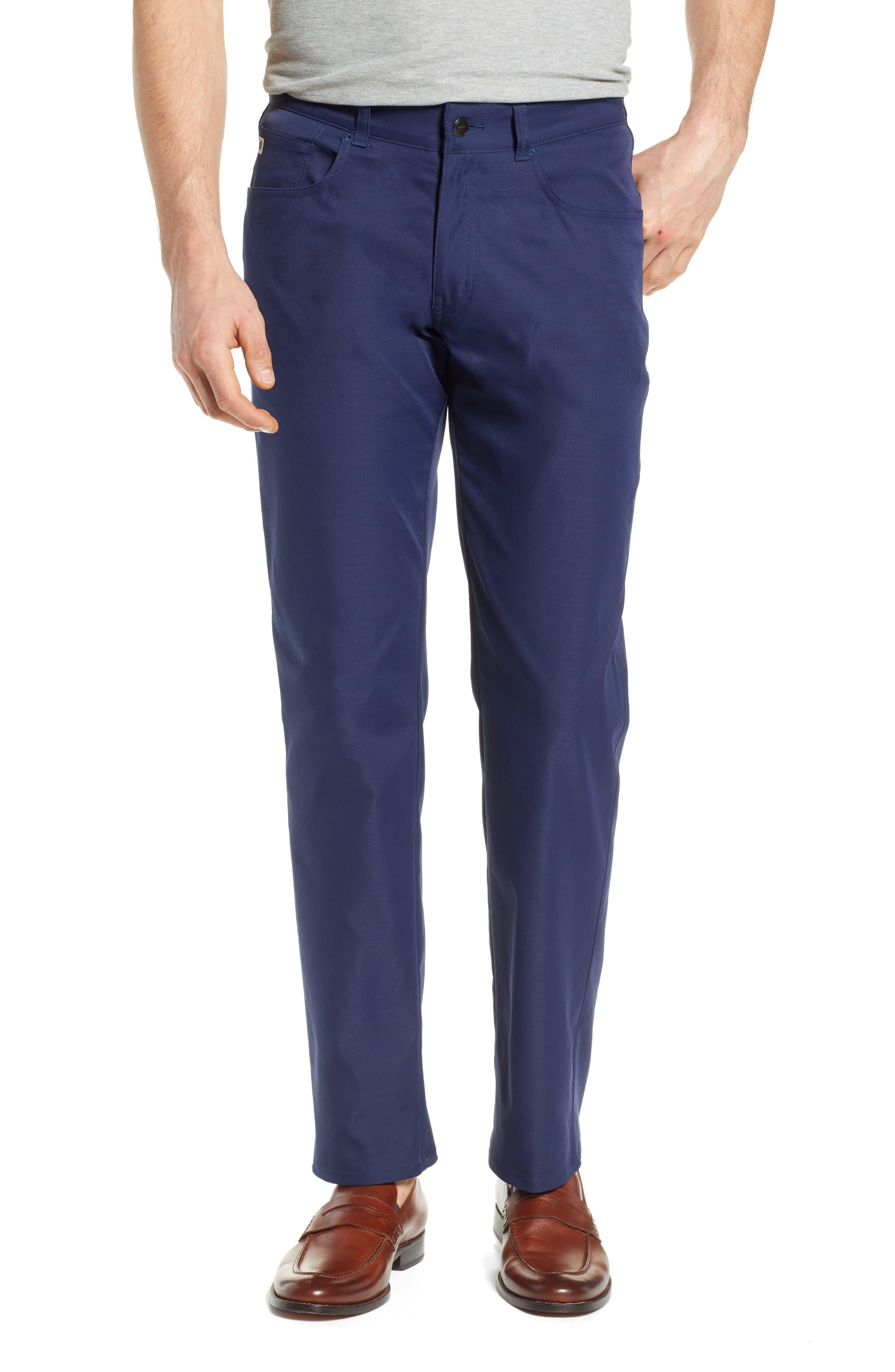 Peter Millar Five-pocket Performance Pants in Navy (Blue) for Men - Lyst