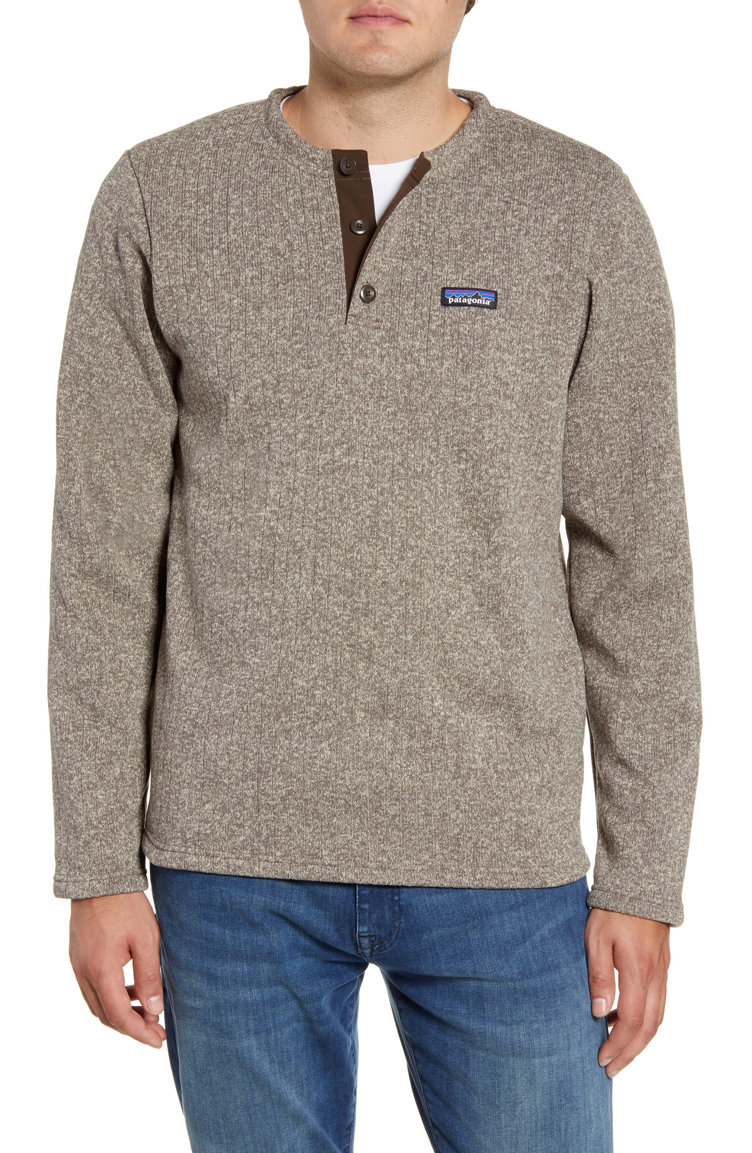 Patagonia Fleece Better Sweater Henley Pullover in Gray for Men Lyst