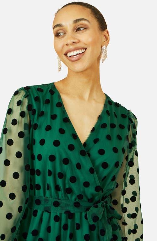 slim fit dress slacks Mint Green Long Sleeve Skater Dress Green / M main image 0