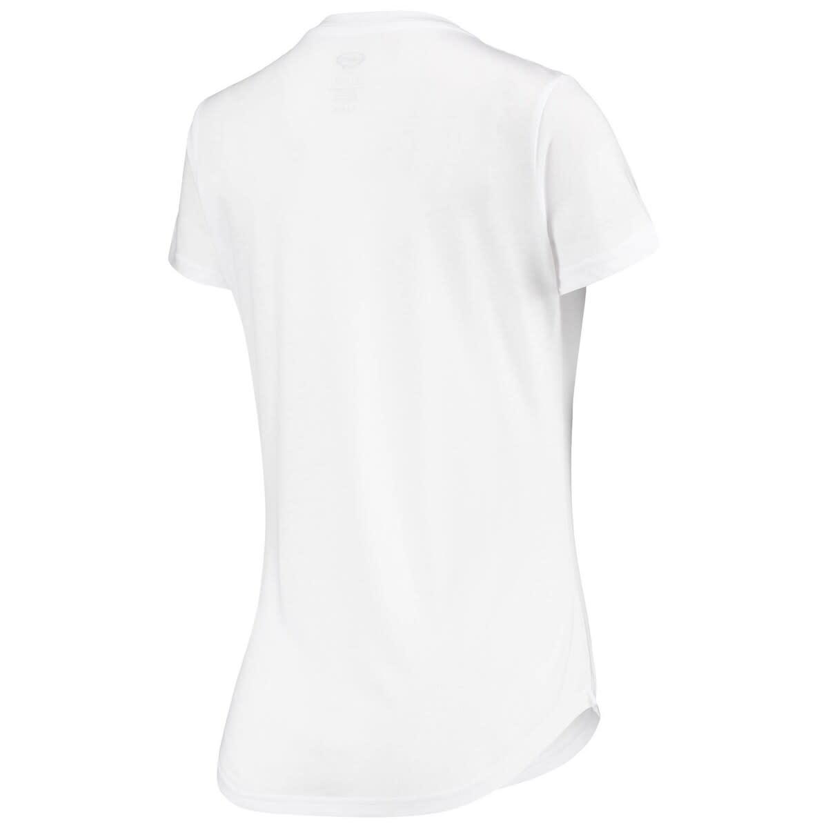 Philadelphia 76ers Concepts Sport Women's Sunray Notch Neck Long Sleeve T- Shirt - White