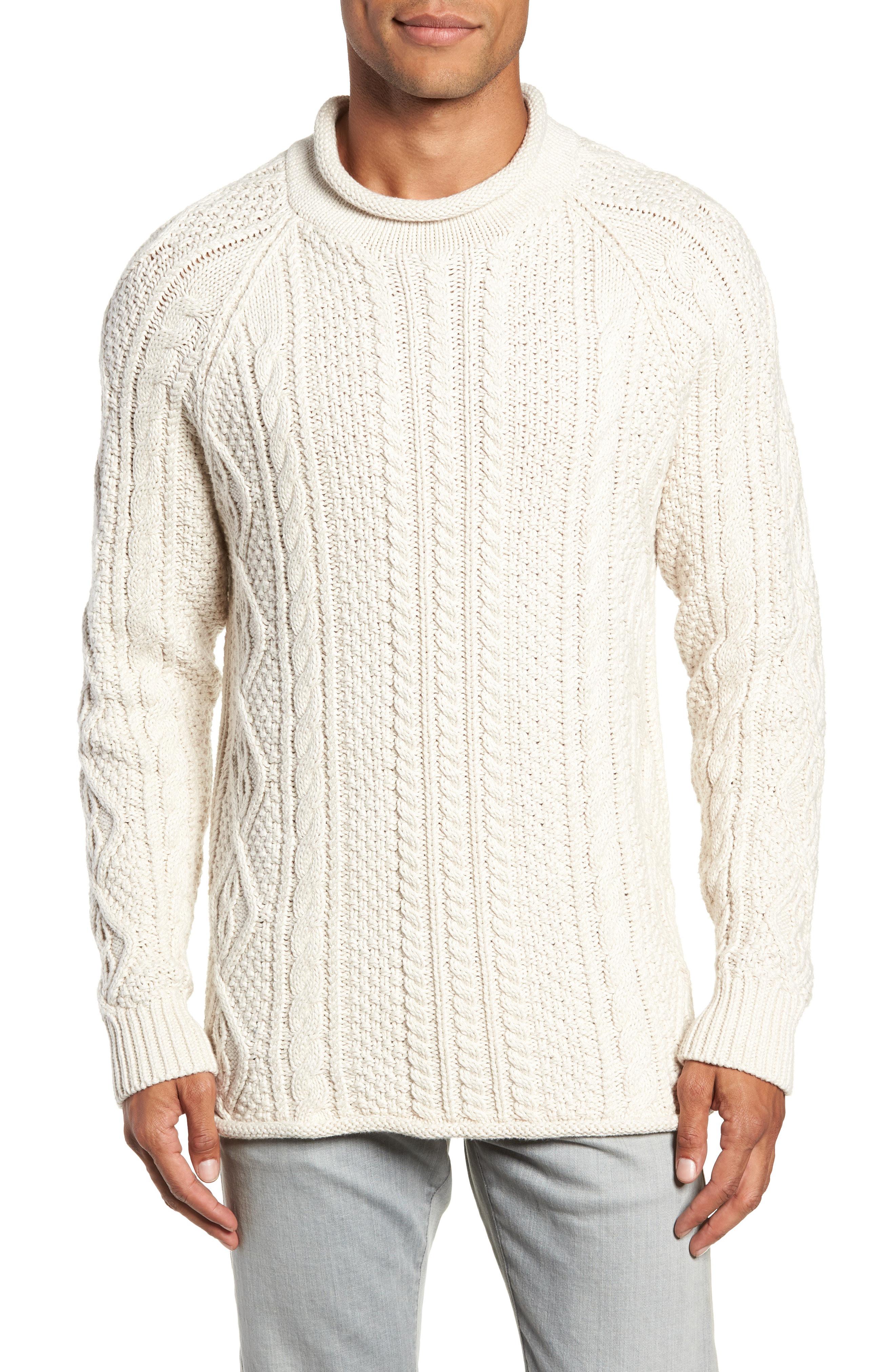j crew cotton roll neck sweater