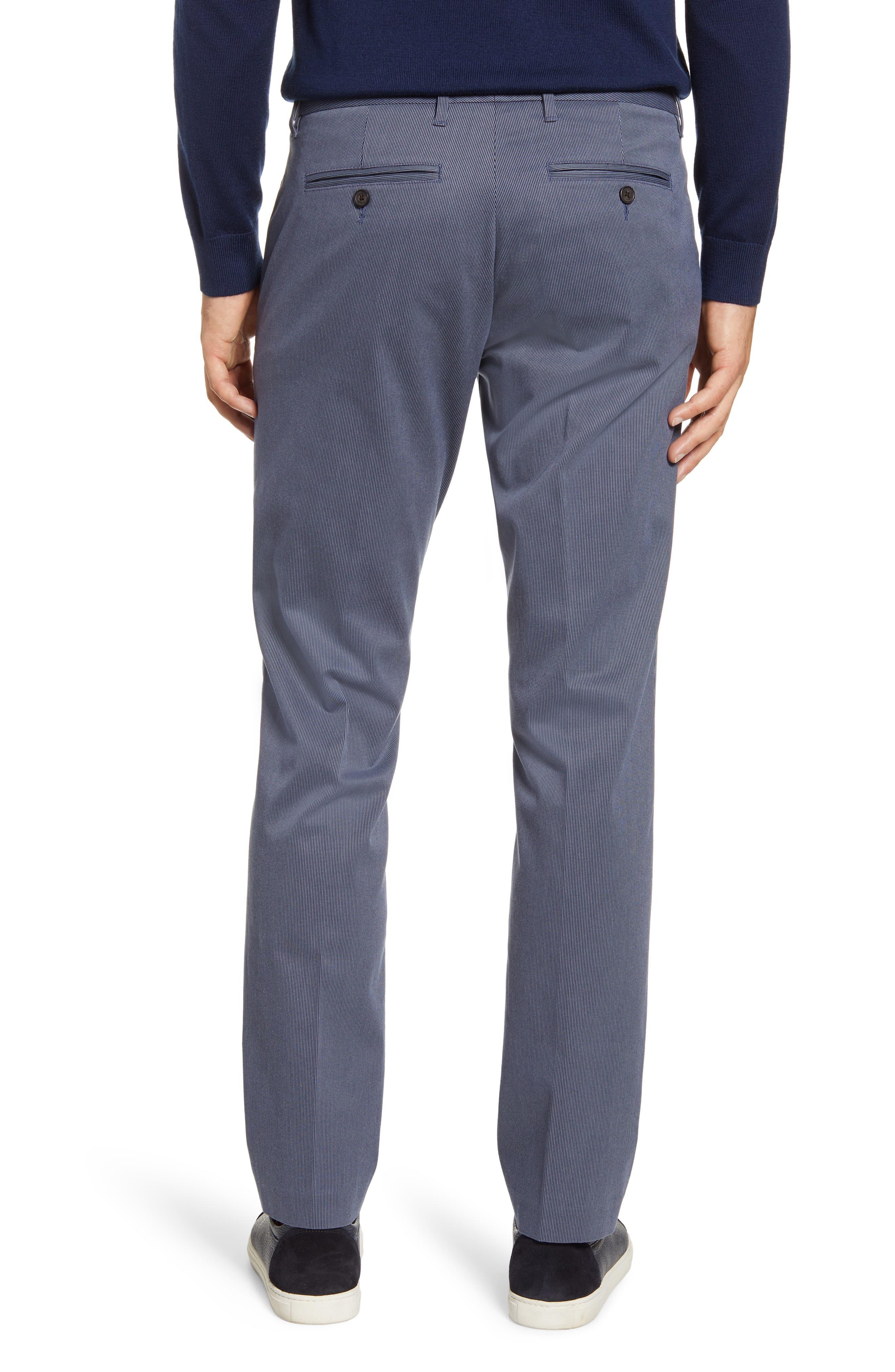 Bonobos Cotton Stretch Weekday Warrior Slim Fit Dress Pants in Blue for