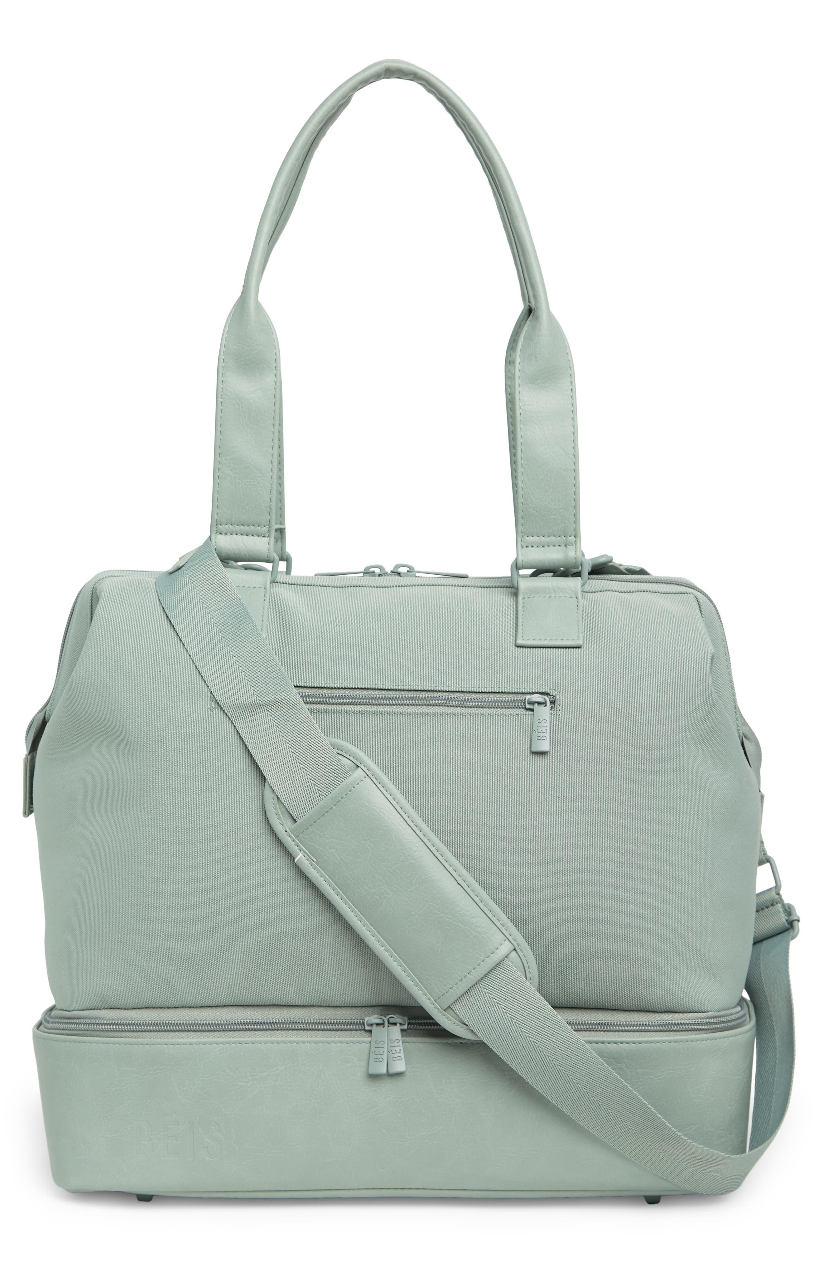 Women's Green Structured Weekend Mini Bag