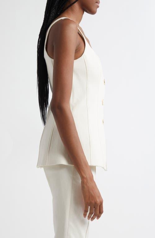 Tシャツ・カットソー VERONICA BEARD Women Tunic Tops 2412KA1290404 E0166Ivory Bei Veronica Beard Jocelyn Cotton Top | Saks Fifth Avenue