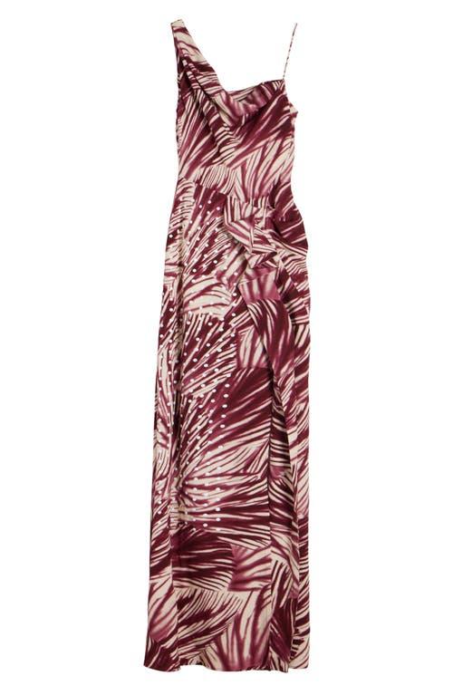 【大人気】Dries Van Noten アブストラクトプリントミディドレス 大人気】Dries Van Noten アブストラクトプリントミディドレス