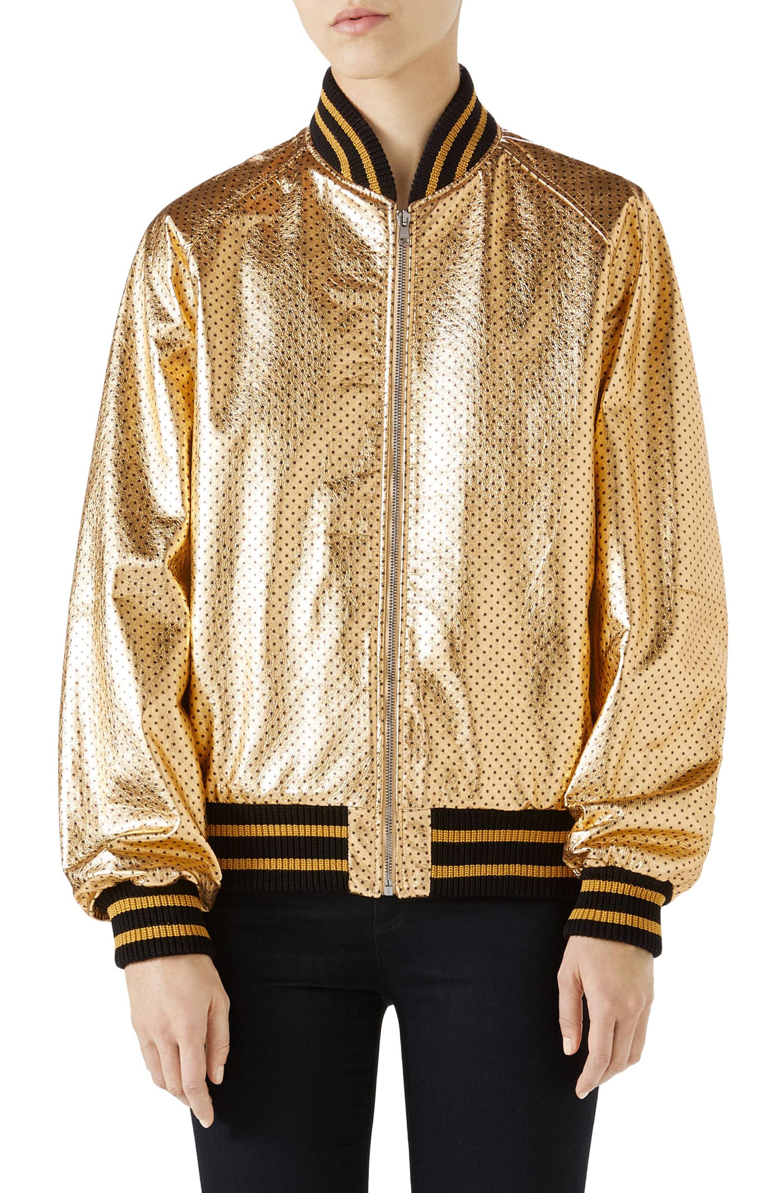 black and gold gucci jacket
