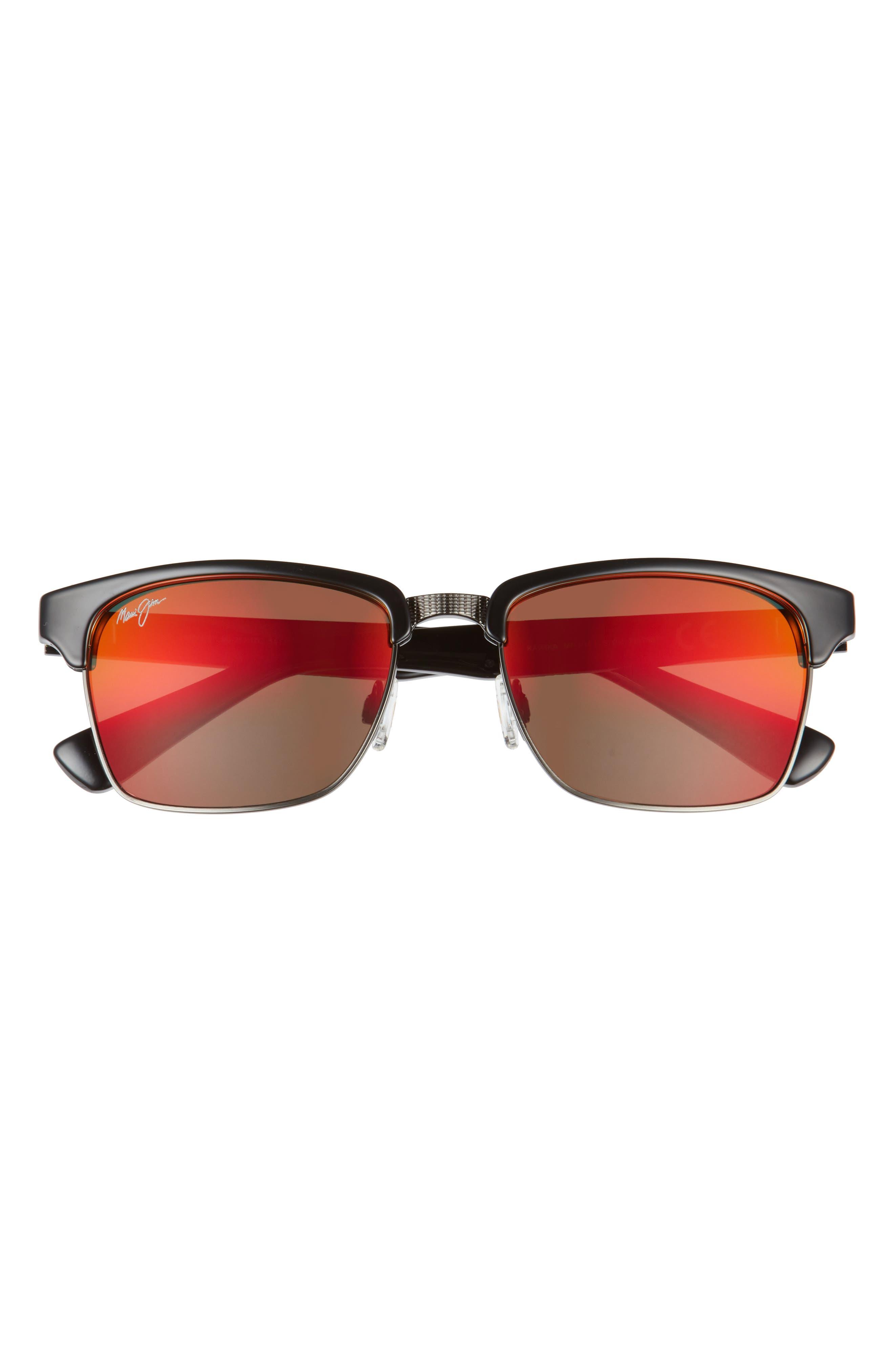 Maui Jim Kawika 54mm Polarized Rectangular Sunglasses In Red For Men Lyst 3695