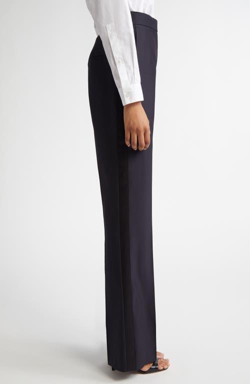 パンツ Max Mara Delfino' Black Virgin Wool Blend Pants Max Mara MAX MARA 'Delfino' Black Virgin Wool Blend Pants
