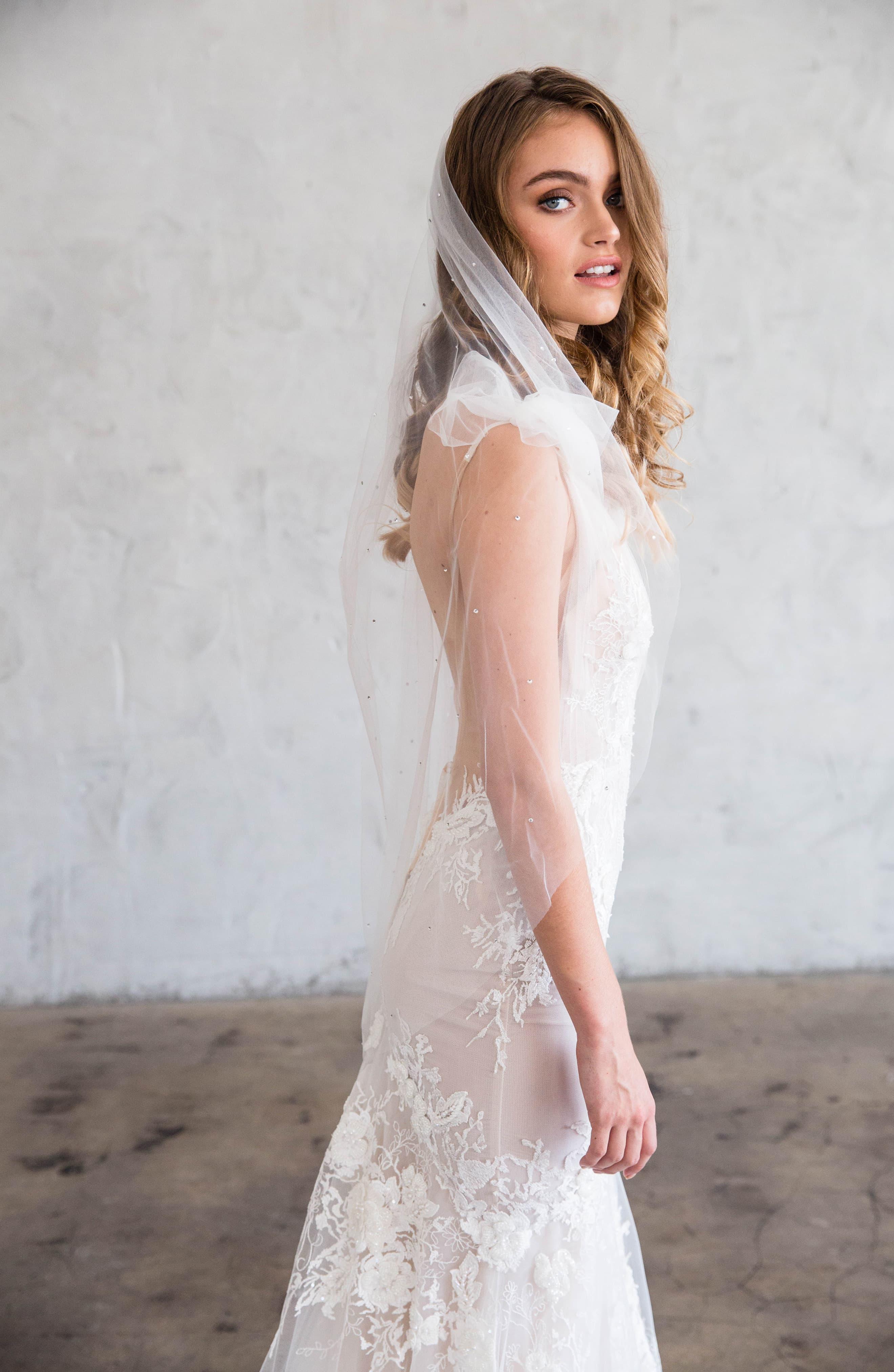 Swarovski Crystal Embroidered Cathedral Veil