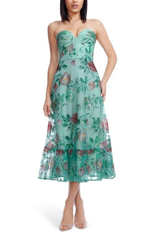 Dress the Population Tea Length Dresses for Women | Lyst