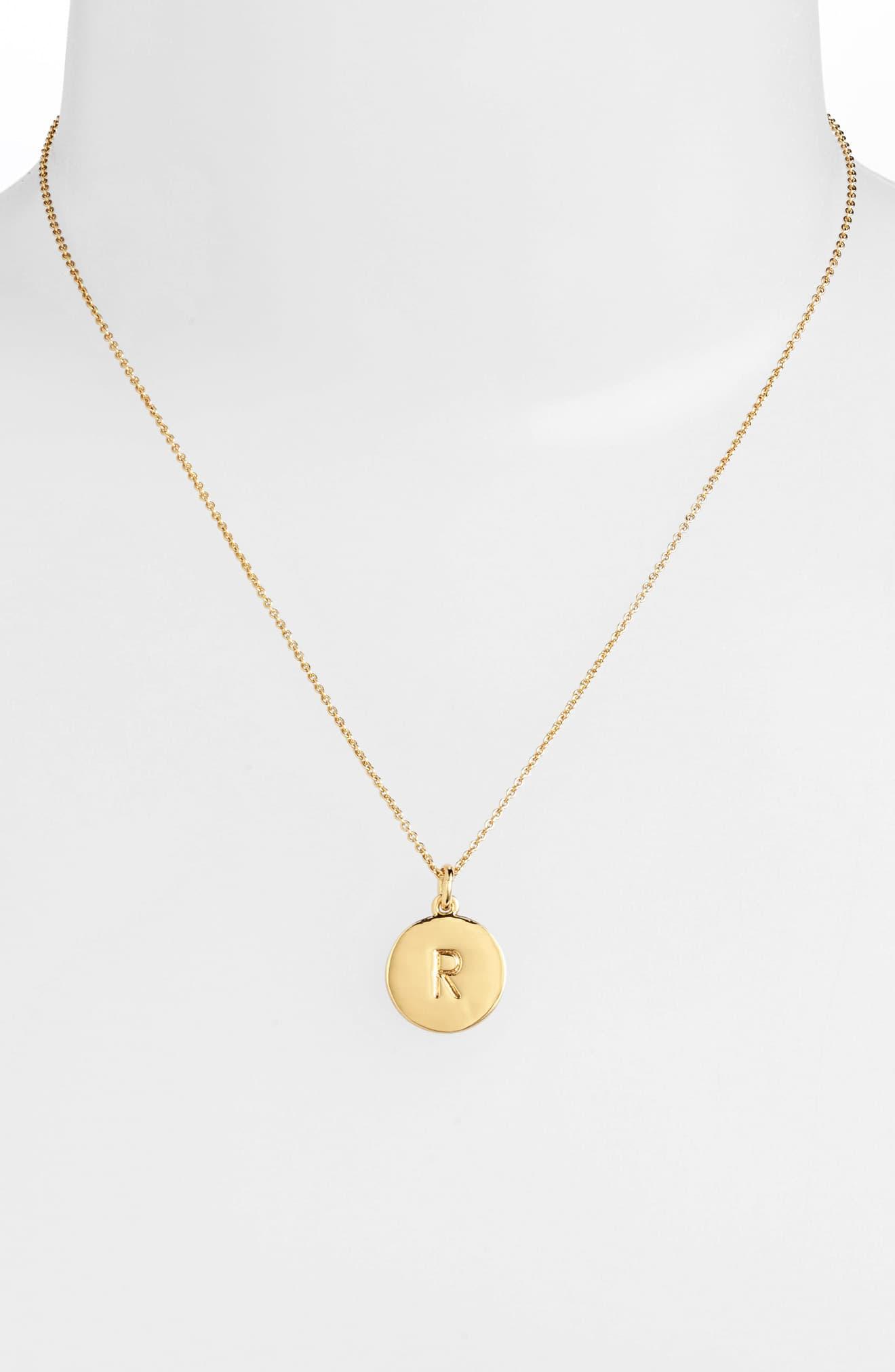 Kate Spade One In A Million Initial Pendant Necklace in r ...