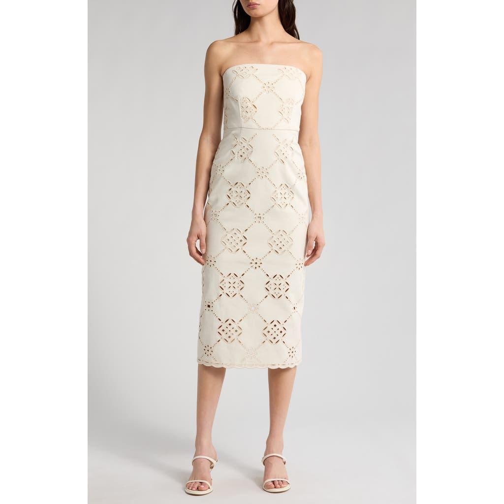 chinese dress ladies Alonza Long Sleeve Knit Midi Dress / Cream | Meshki main image 0
