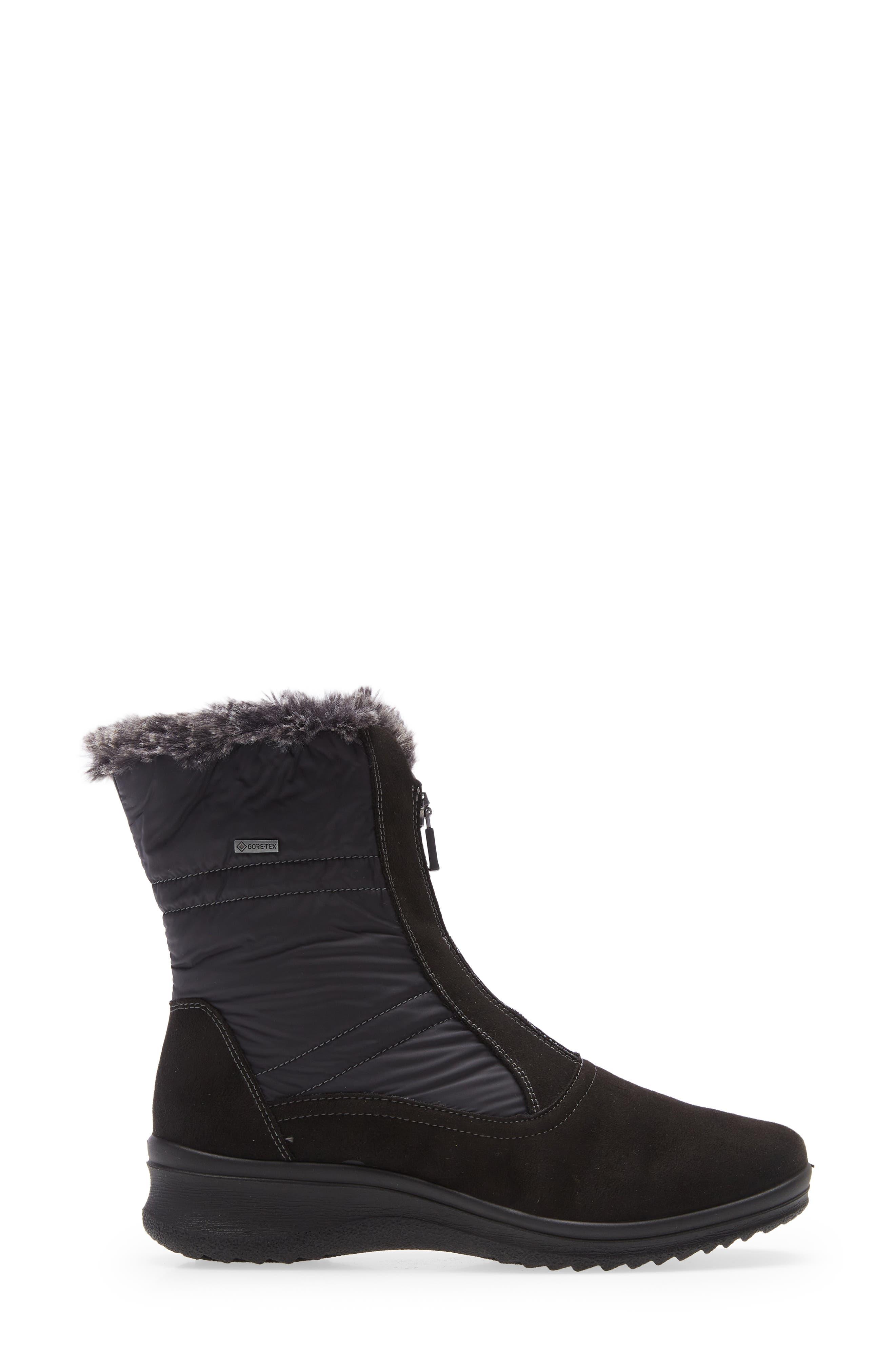 Ara Mckinney Waterproof Gore-tex® Bootie in Black | Lyst