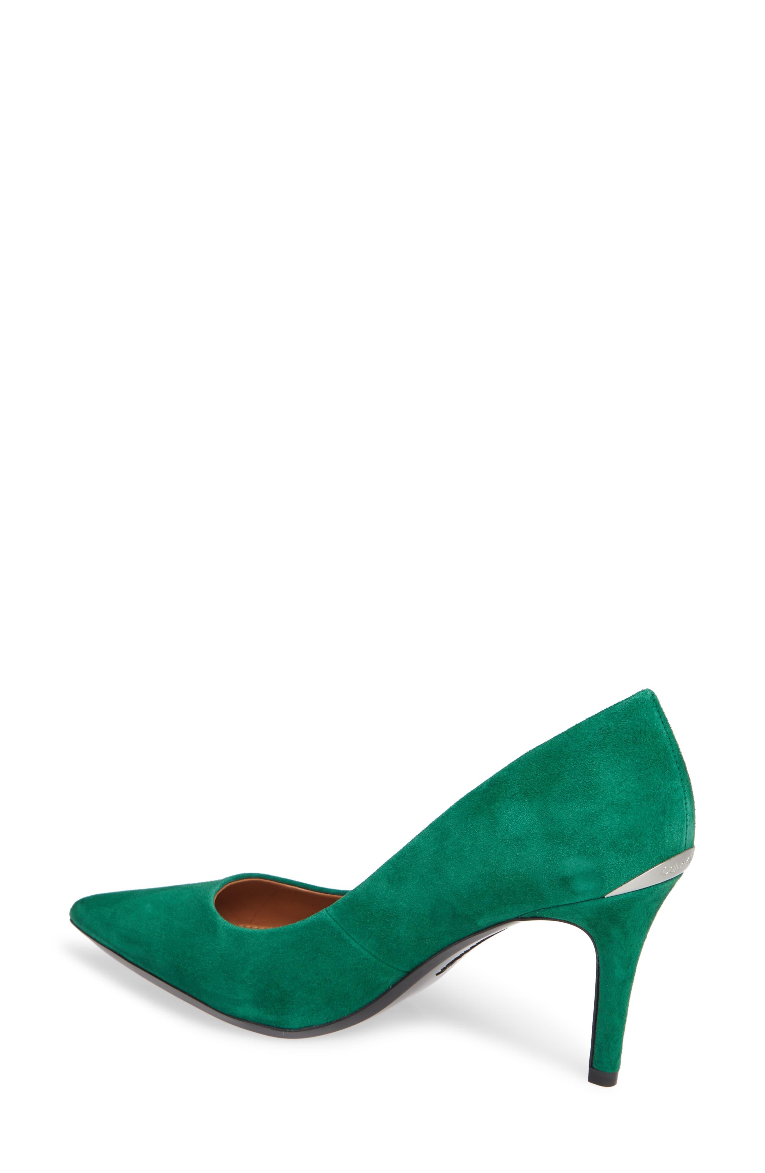 calvin klein gayle patent pumps