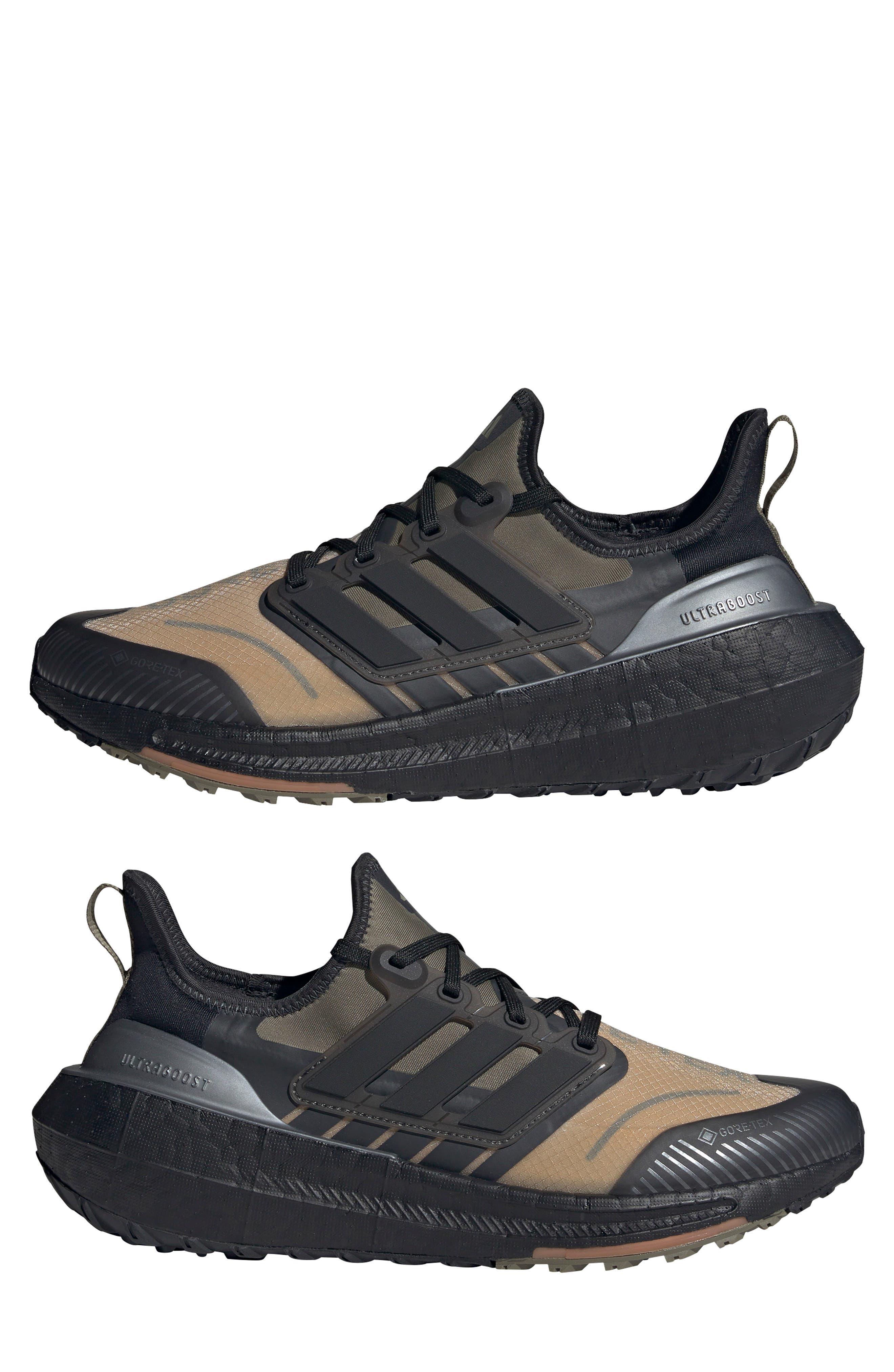 adidas Ultraboost Light Gore-tex Waterproof Running Shoe in Black for Men |  Lyst