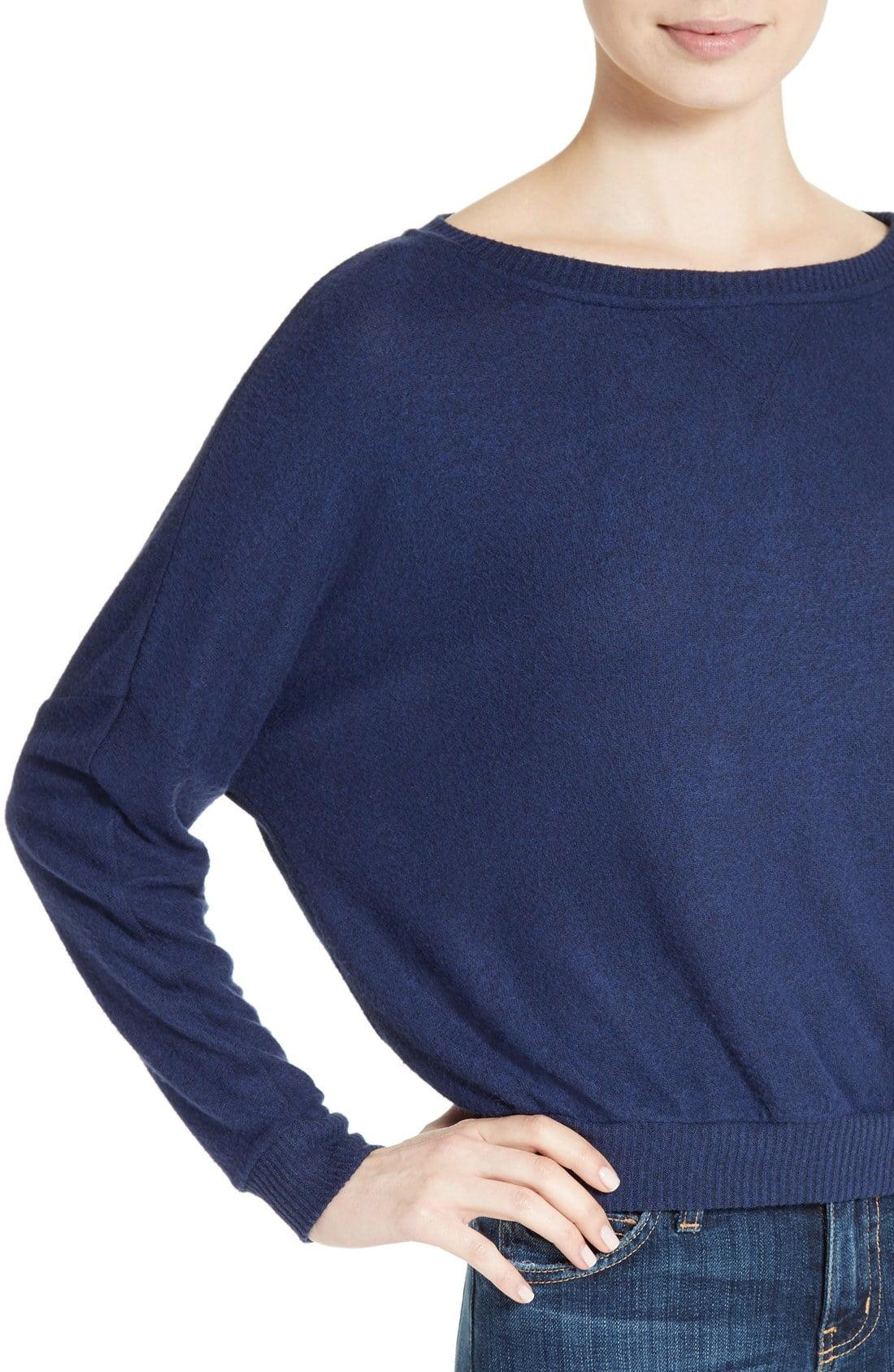 Joie Jennina Drop Shoulder Sweater in Blue - Lyst
