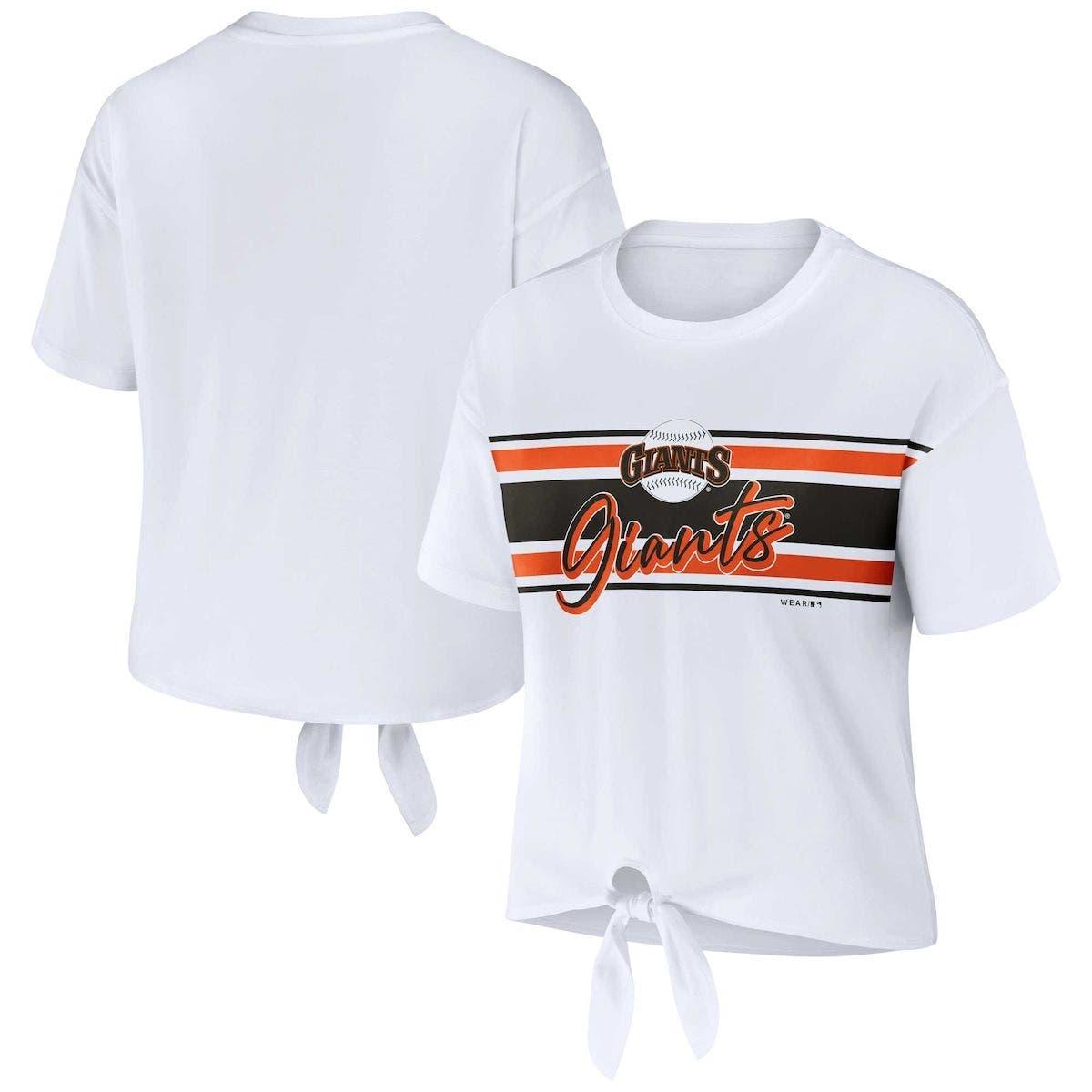 Women's Wear by Erin Andrews White San Francisco Giants Greetings from T-Shirt Size: Small