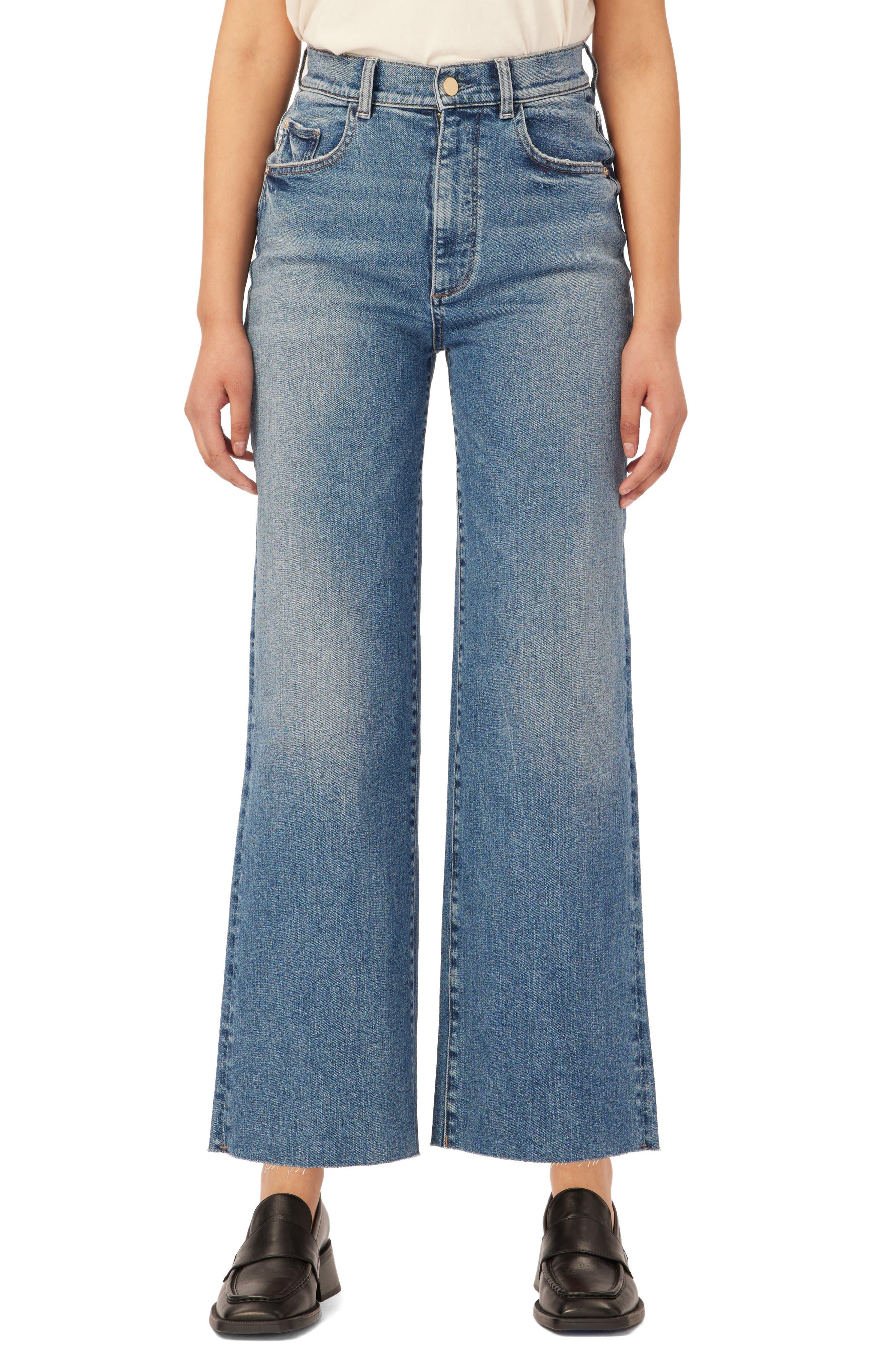Hepburn high rise wide cheap leg