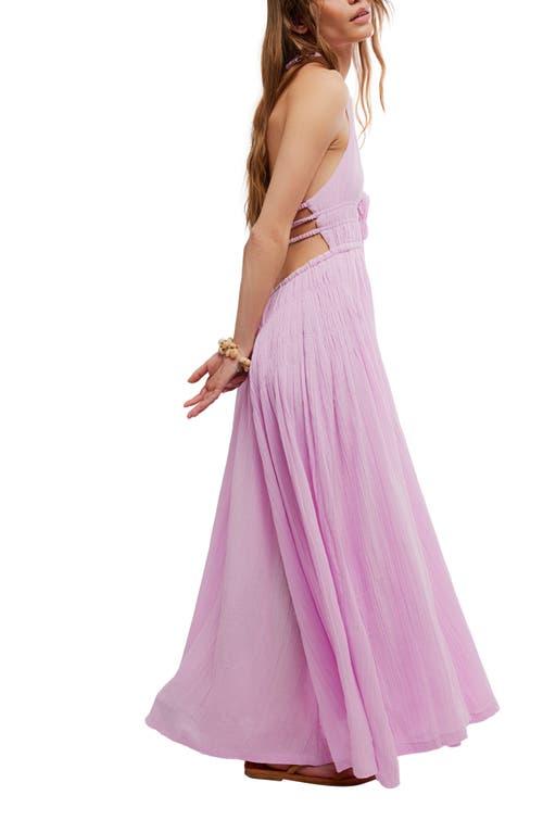 free people halter neck dress Good Feels Halter Midi Dress
