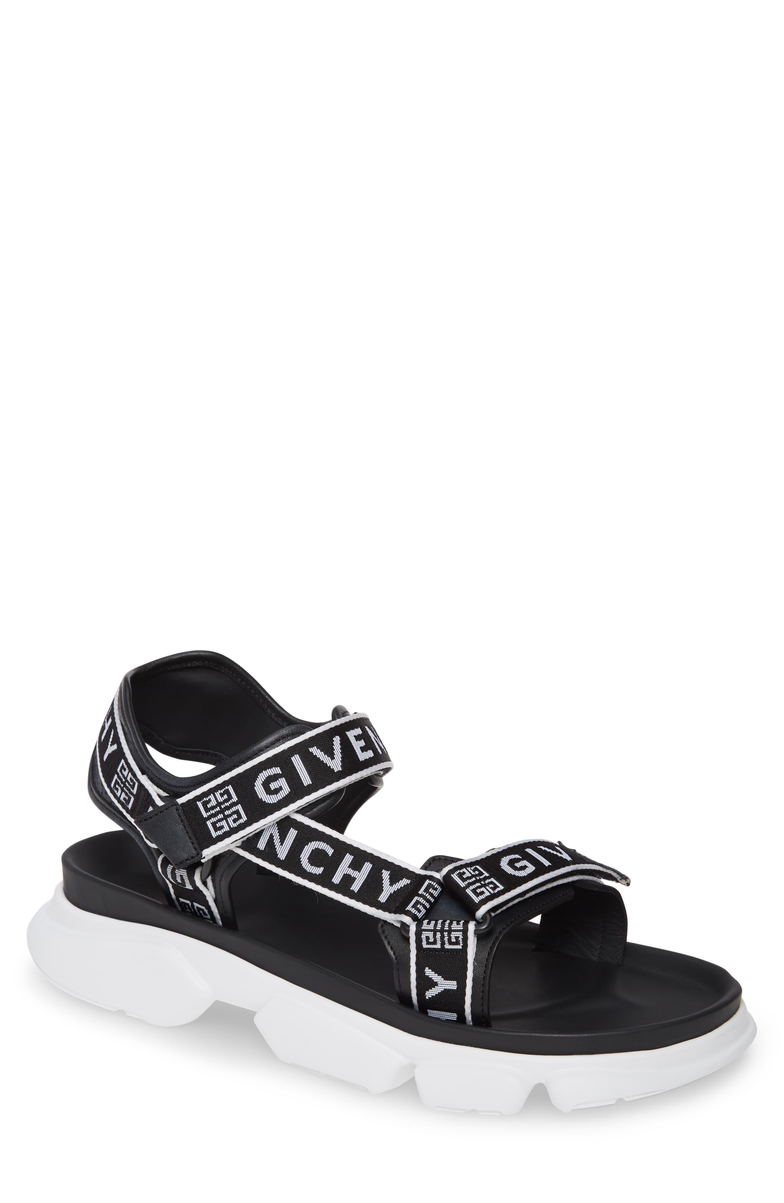 Givenchy Jaw Sandals in Black/White (Black) for Men - Lyst