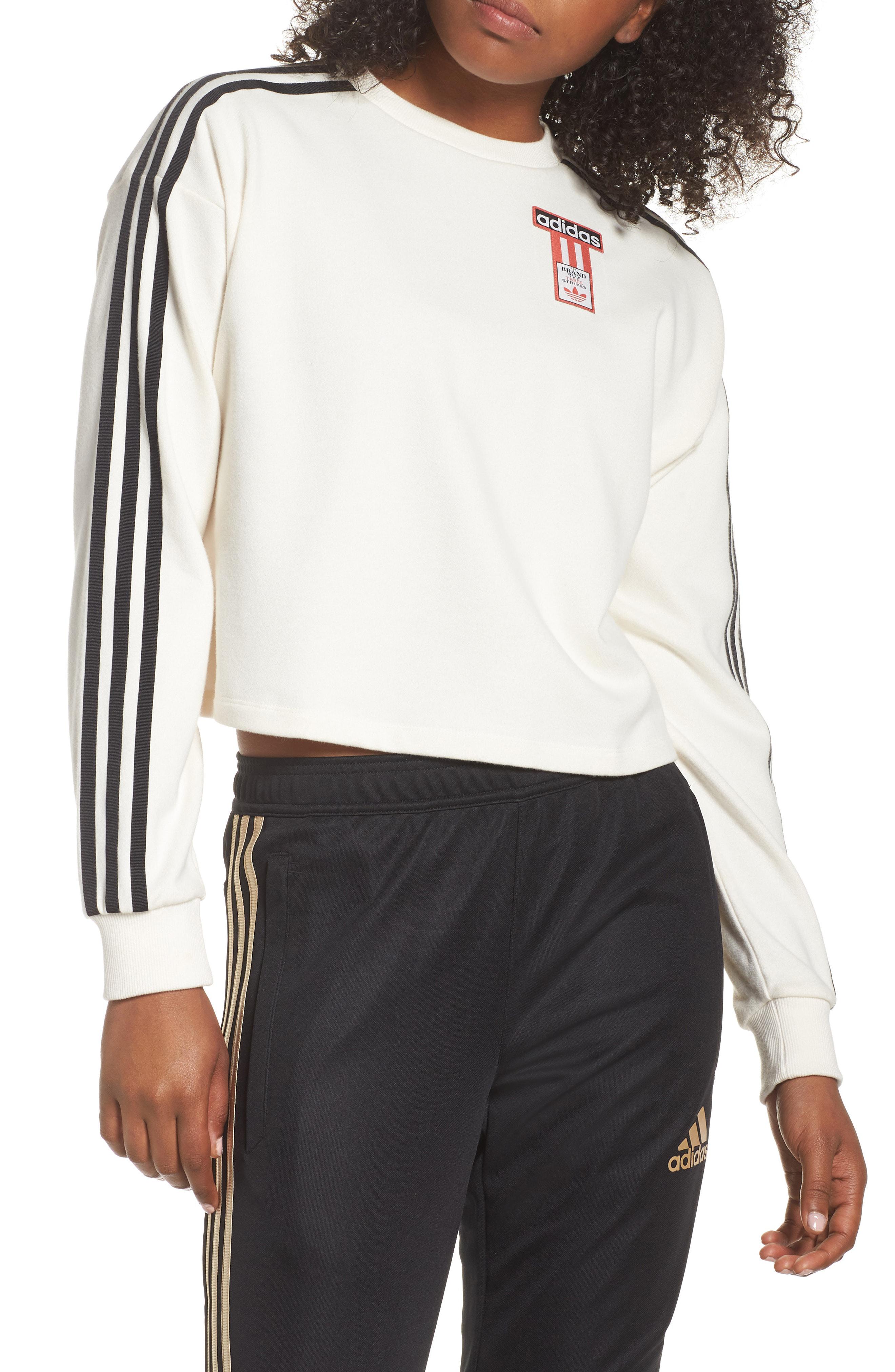 adibreak cropped sweatshirt