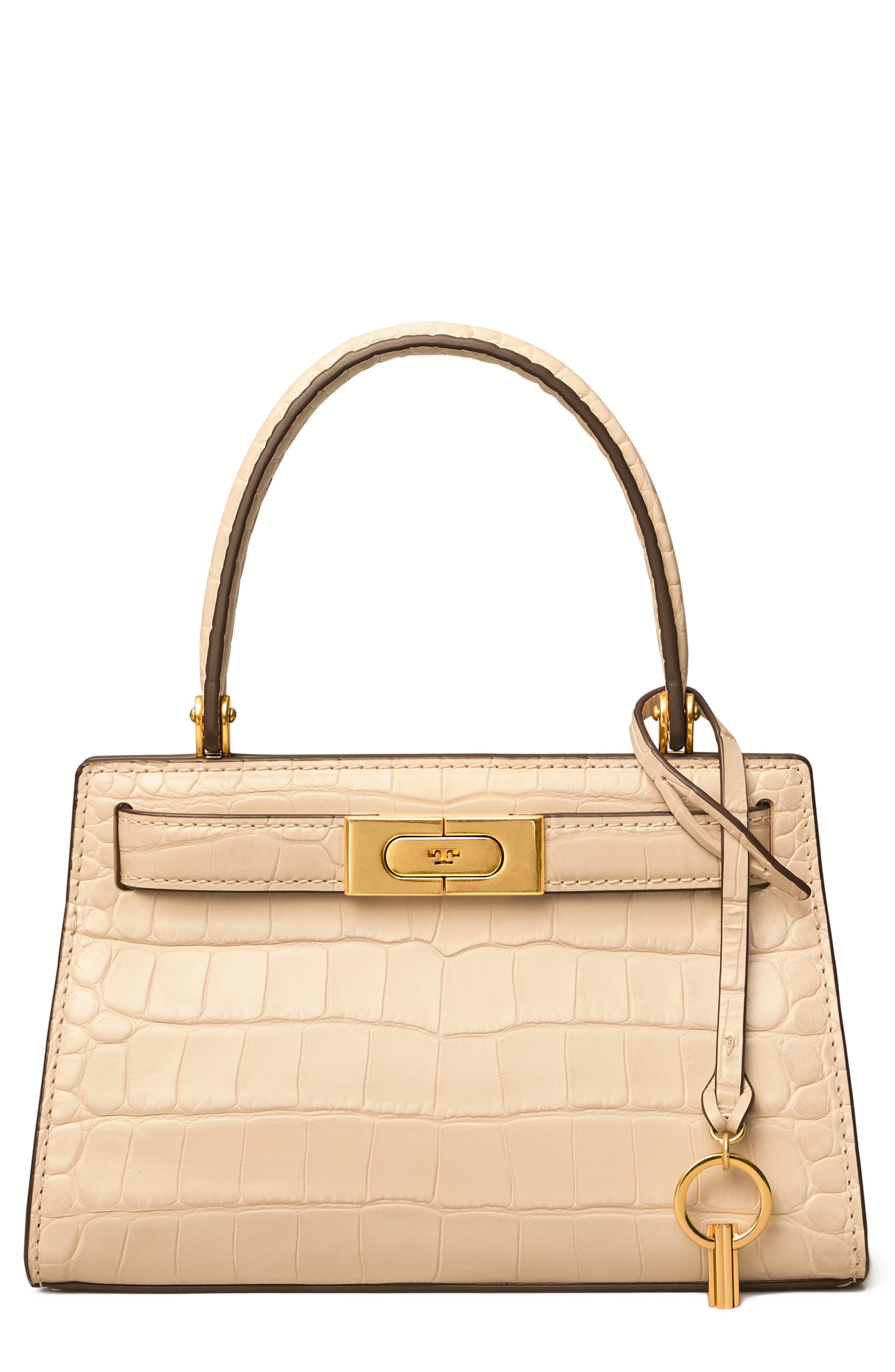 Tory Burch Lee Radziwill Embossed Small Double Bag