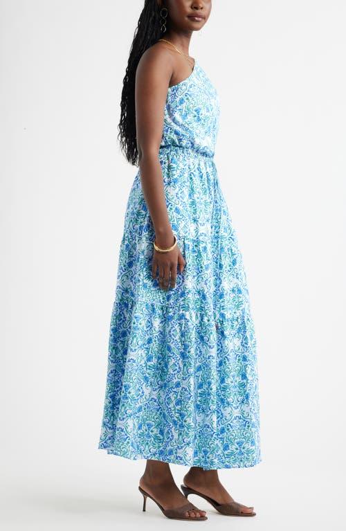chelsea28 print sleeveless chiffon maxi dress Chelsea28: Blue Clothing now up to 55%