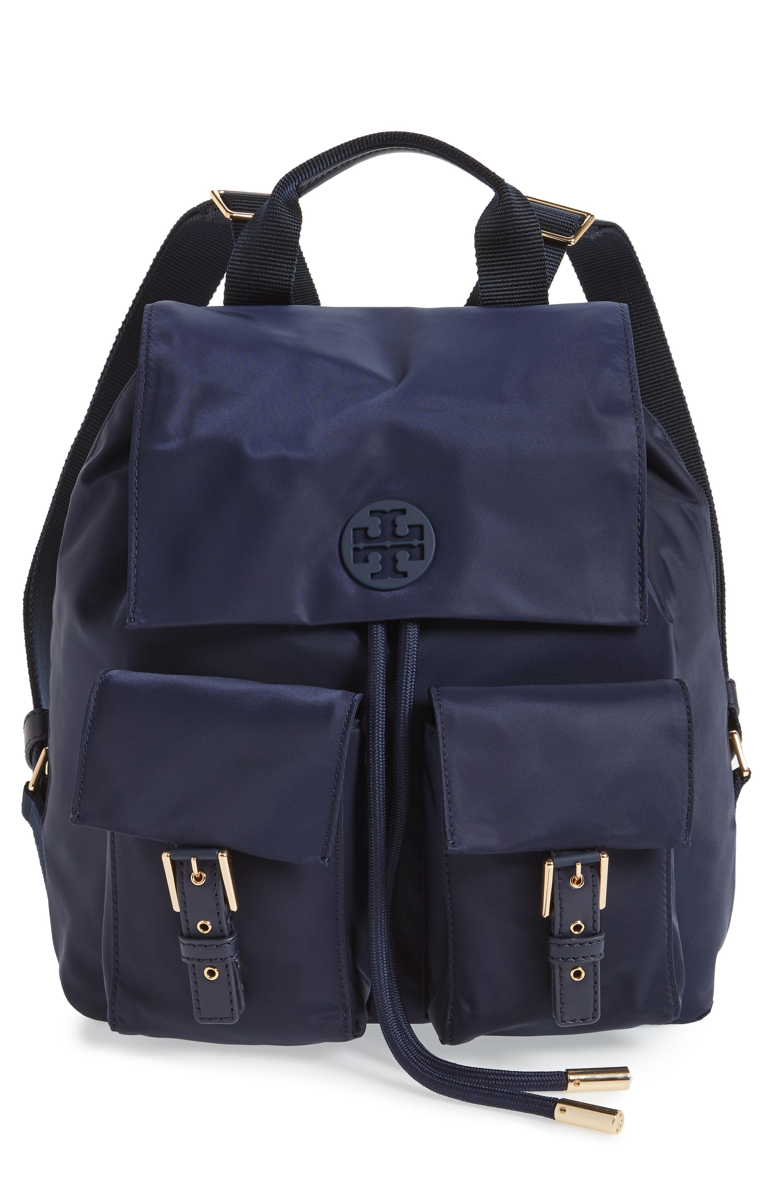 Tory Burch Synthetic Tilda Nylon Backpack in Blue - Lyst