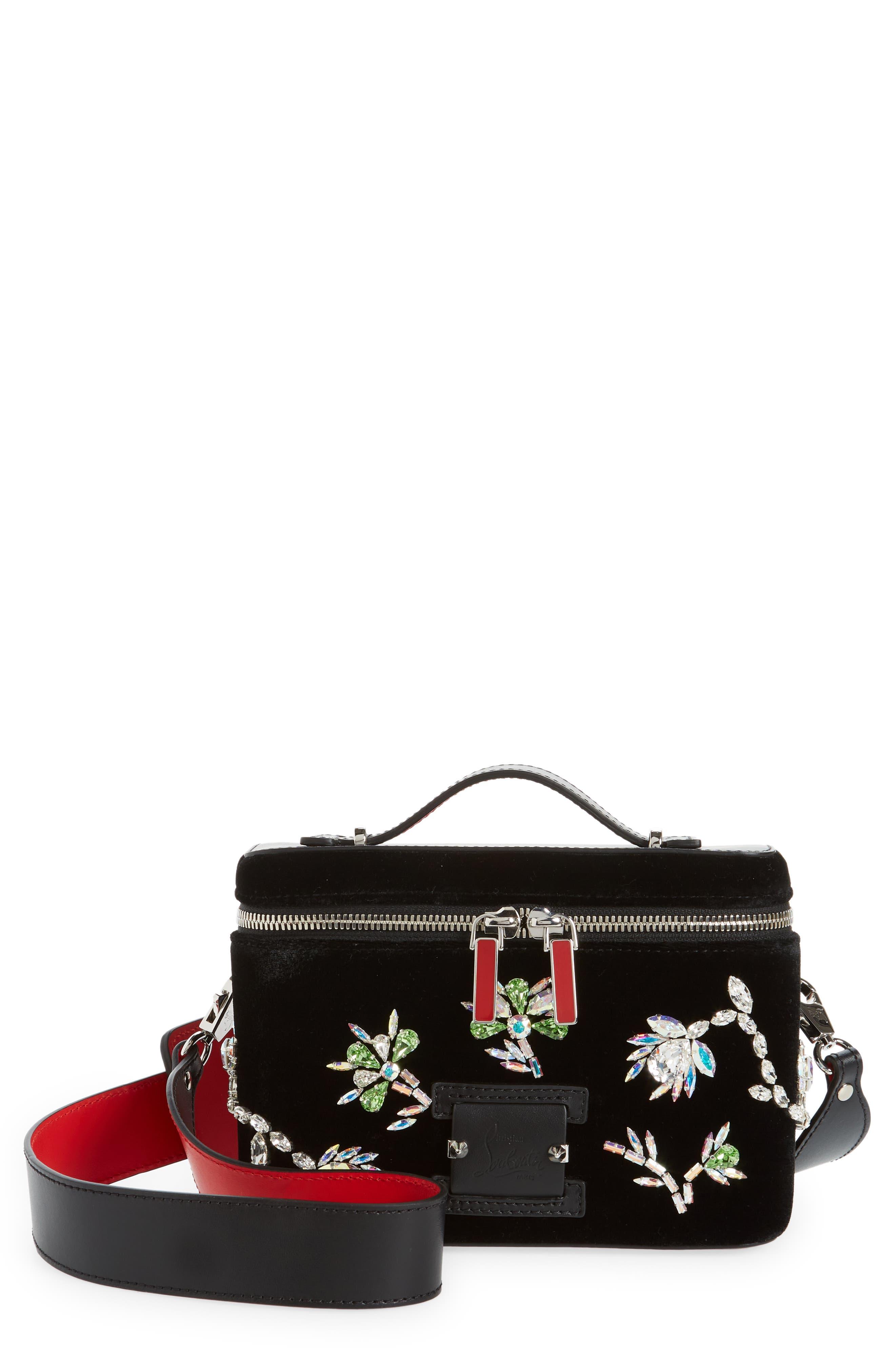 Christian Louboutin Kypipouch Crystal Embellished Crossbody Bag in ...