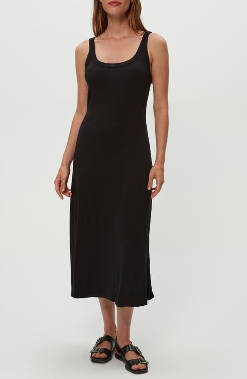knee length dresses for ladies Voyage Racerback Midi Dress Black– Selfie Leslie main image 1