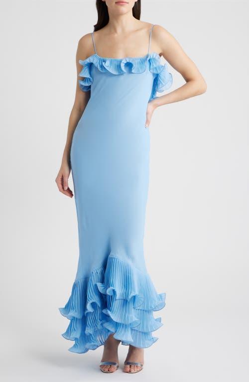 delfi collective delina ruffled open back maxi dress Delfi Collective Delina Ruffled Open-Back Maxi Dress