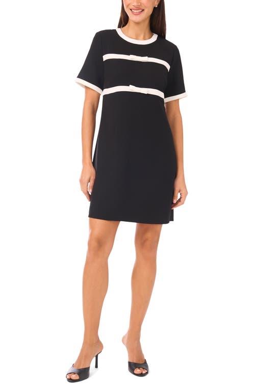 cece a line bow dress Windsor Cece Satin Bow A-Line Mini Dress in Ivory | Size: XS