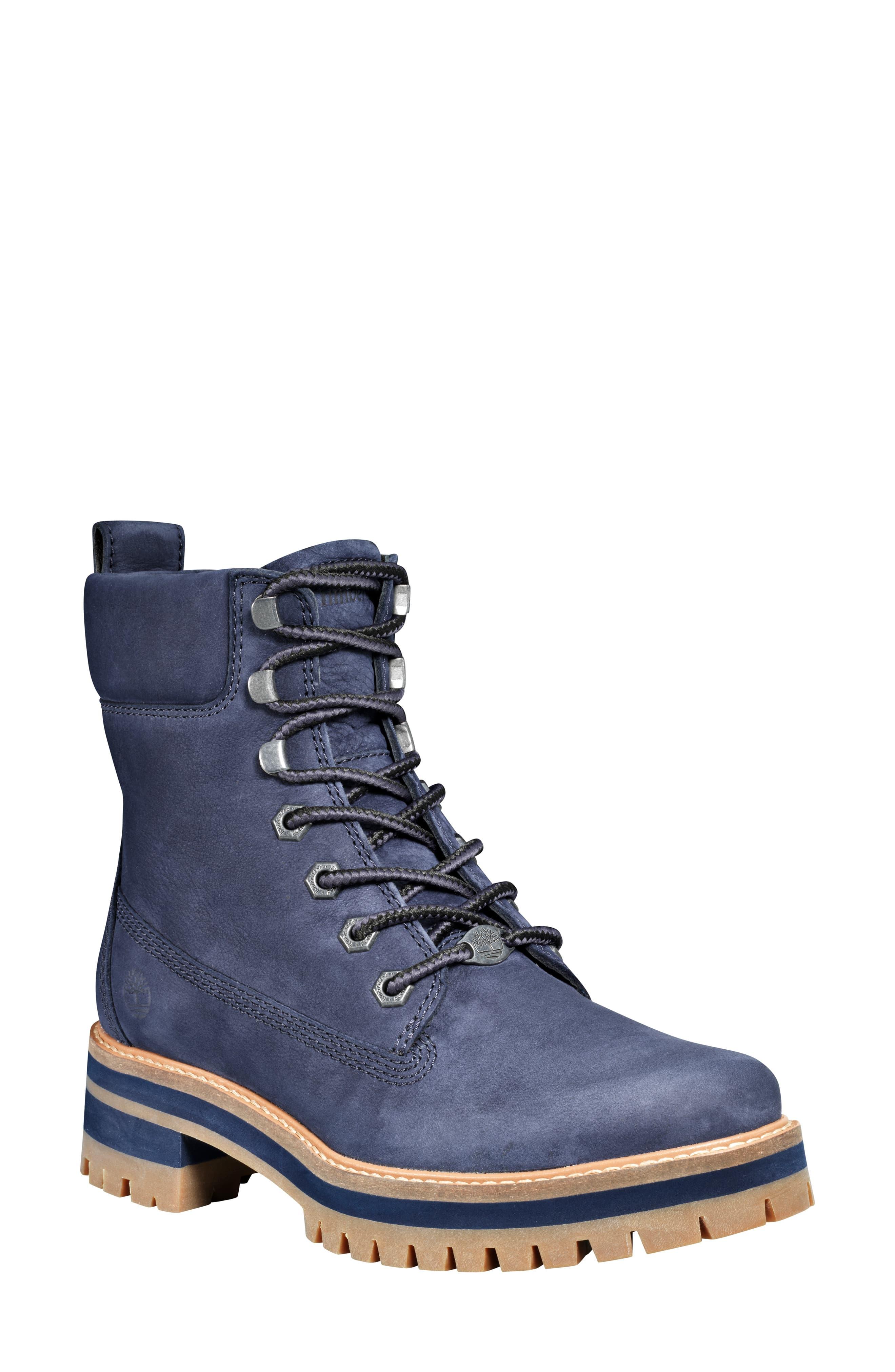 Timberland Courmayeur Valley Water Resistant Hiking Boot in Blue | Lyst