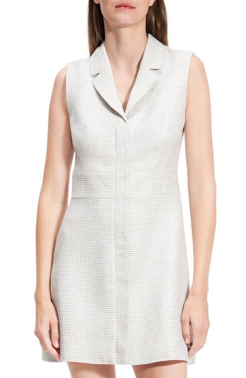 オールインワン・サロペット Theory Flared White Linen Blend Mini Dress Theory Flared White Linen Blend Mini Dress | THE LIST