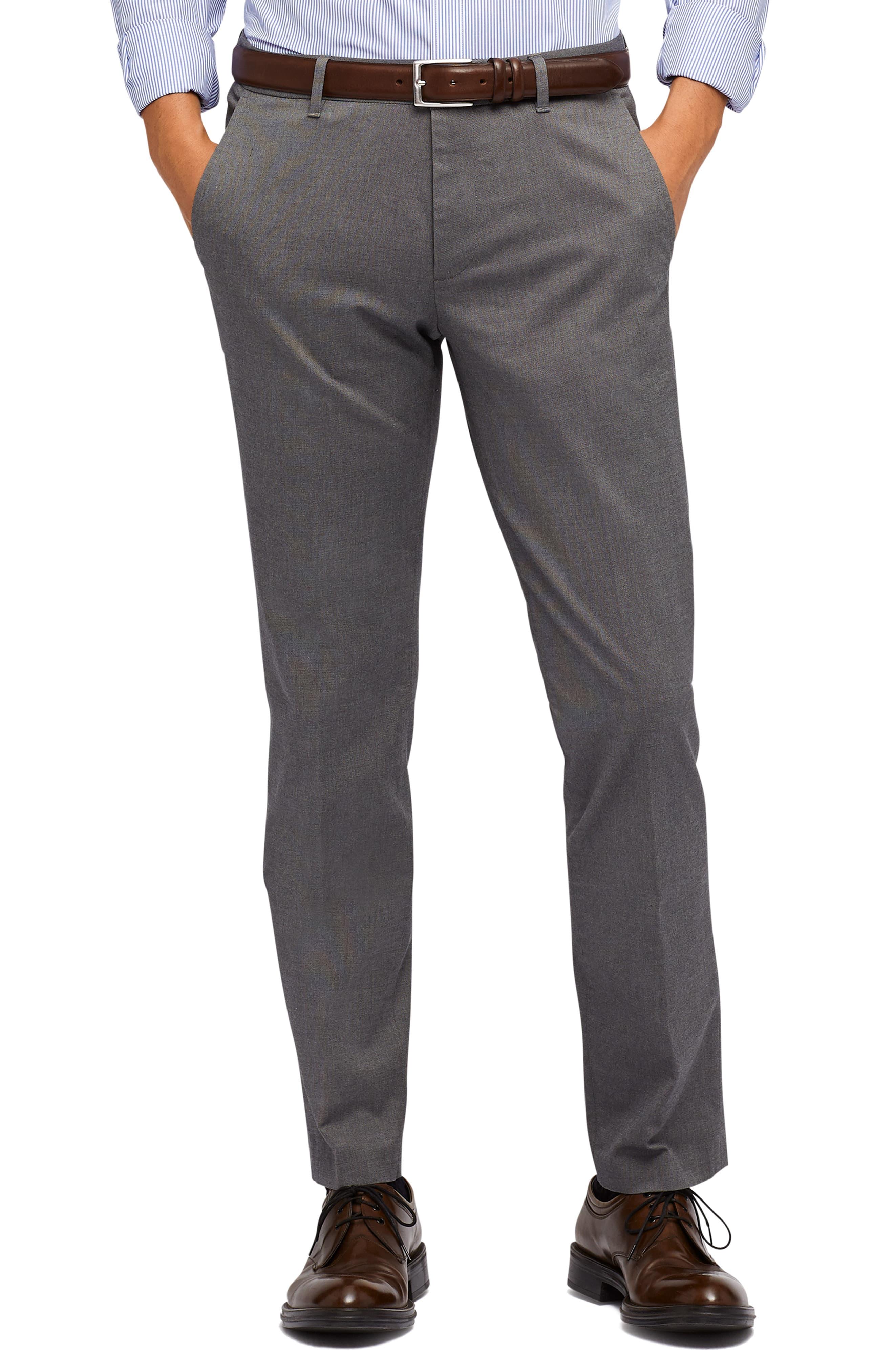 Bonobos Cotton Stretch Weekday Warrior Slim Fit Dress Pants in Gray for ...