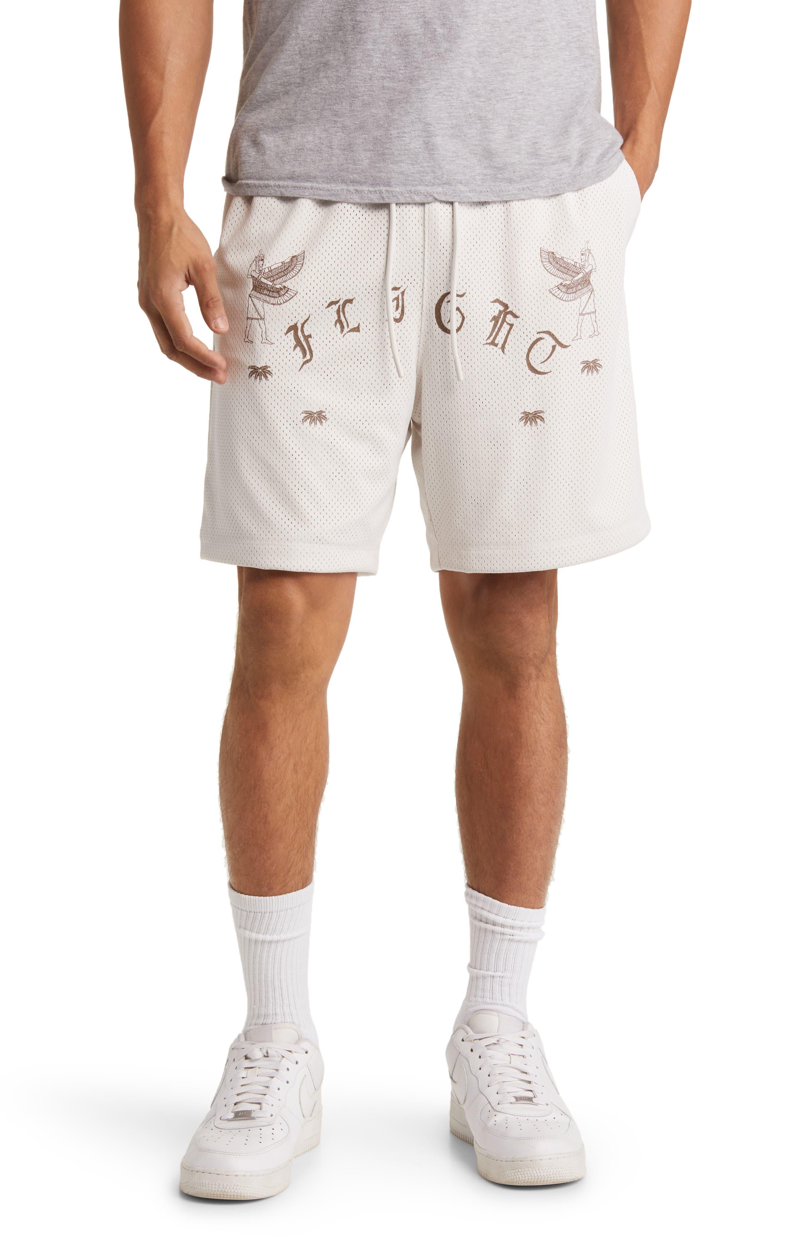 Nike X Umar Rashid Artist Series Mesh Shorts in White for Men | Lyst