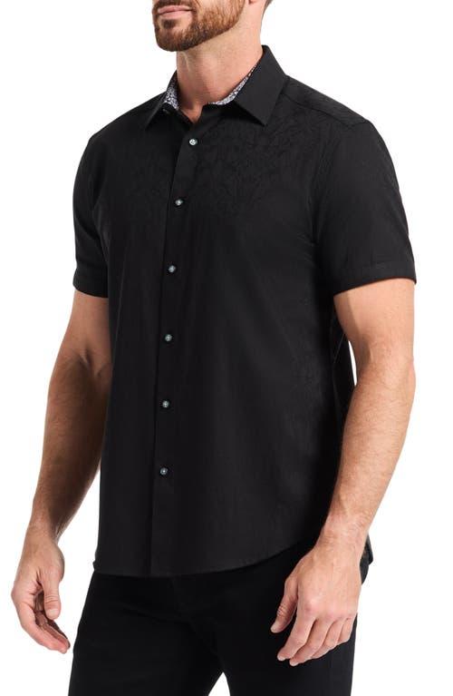 Chemise Robert Graham édition Limitée Wakanda - Occasion Parfait état, Taille L, Satin Noir