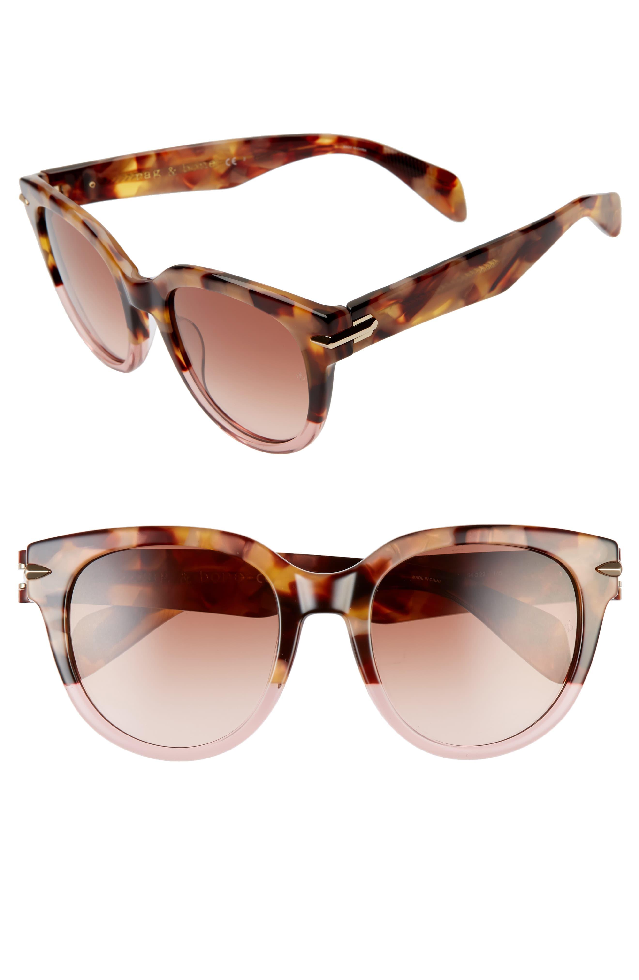 rag & bone 49mm round sunglasses