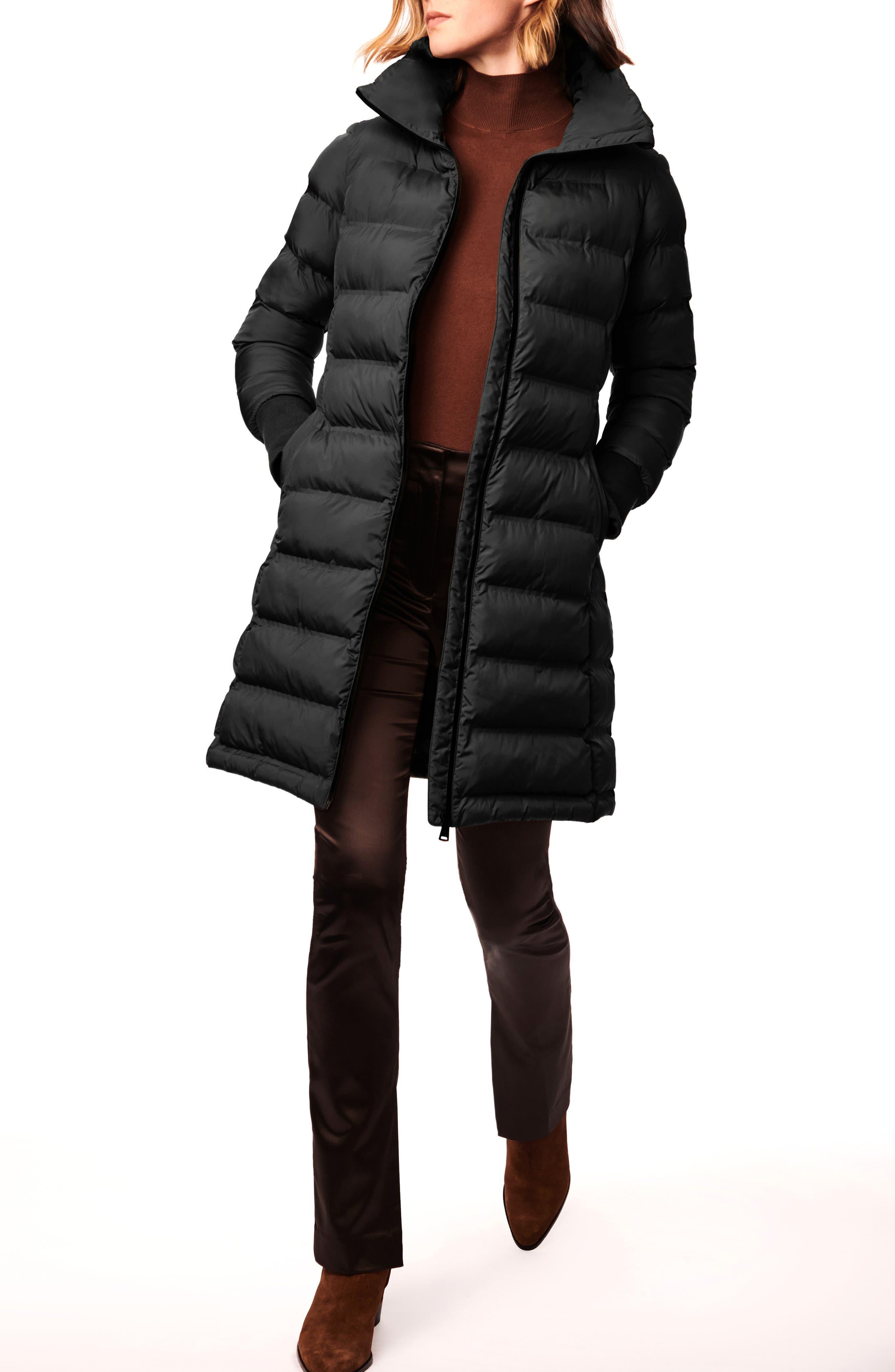 Bernardo quilted walker clearance coat