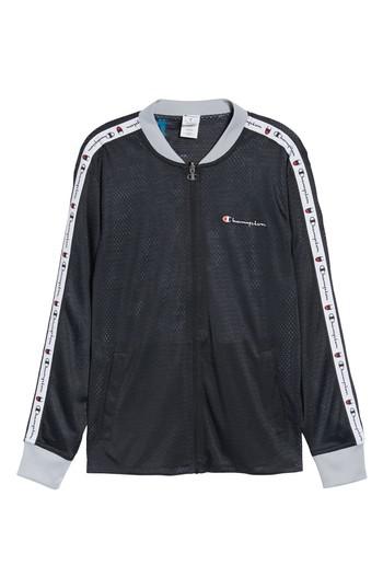 champion reversible mesh jacket