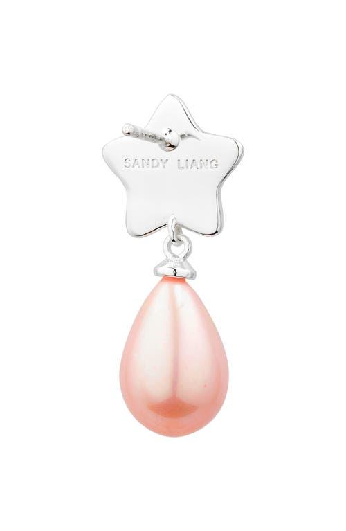Sandy Liang Cloverdale 2.0 Pearl Drop Earrings in White | Lyst