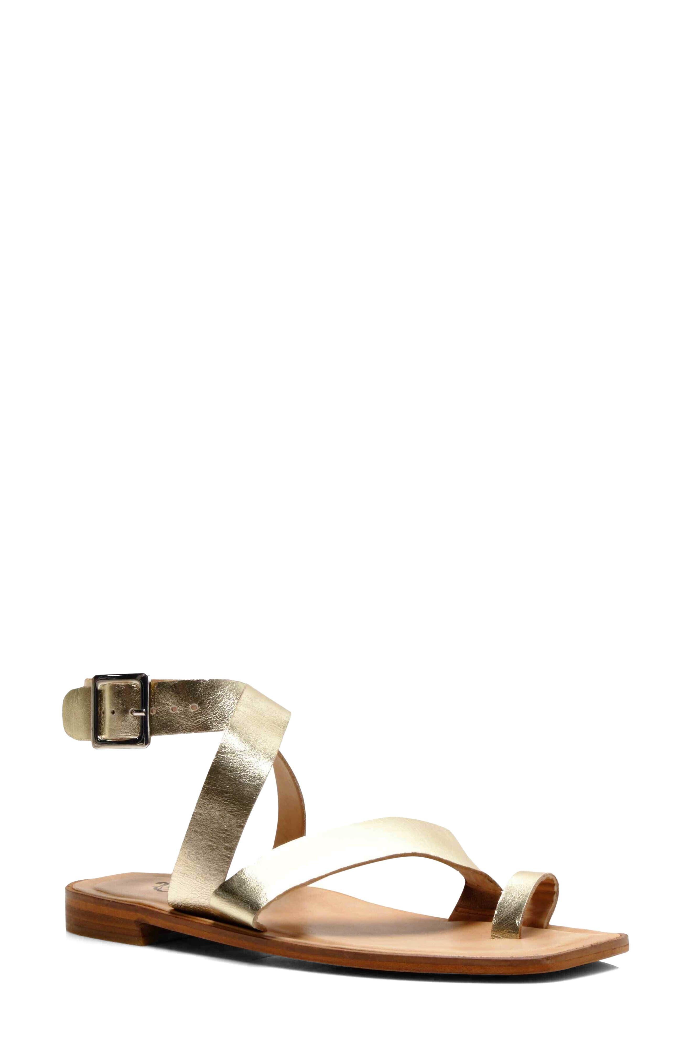 Free People Romeo Wrap Sandal in Natural | Lyst