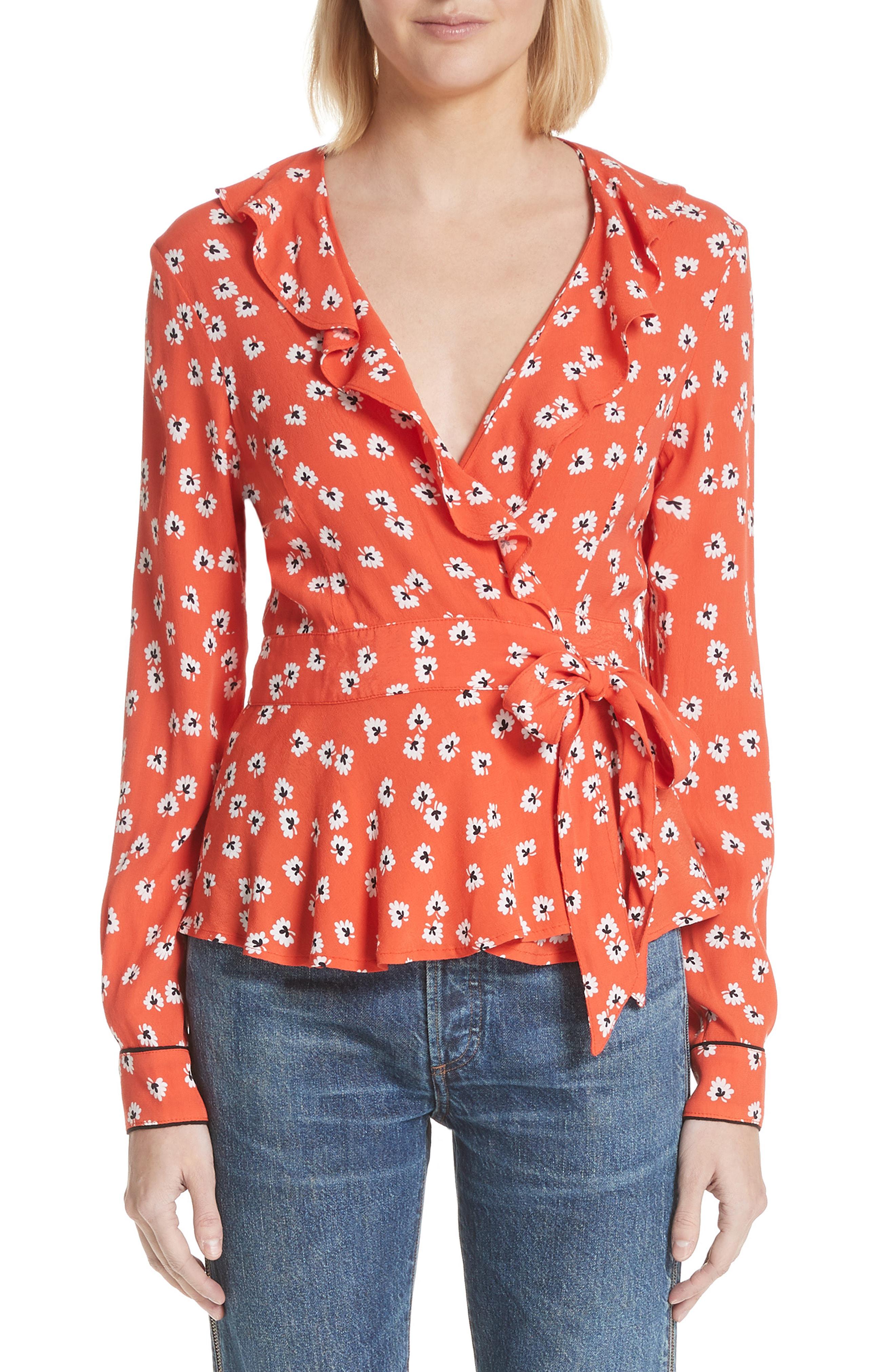 ganni silvery crepe shirt