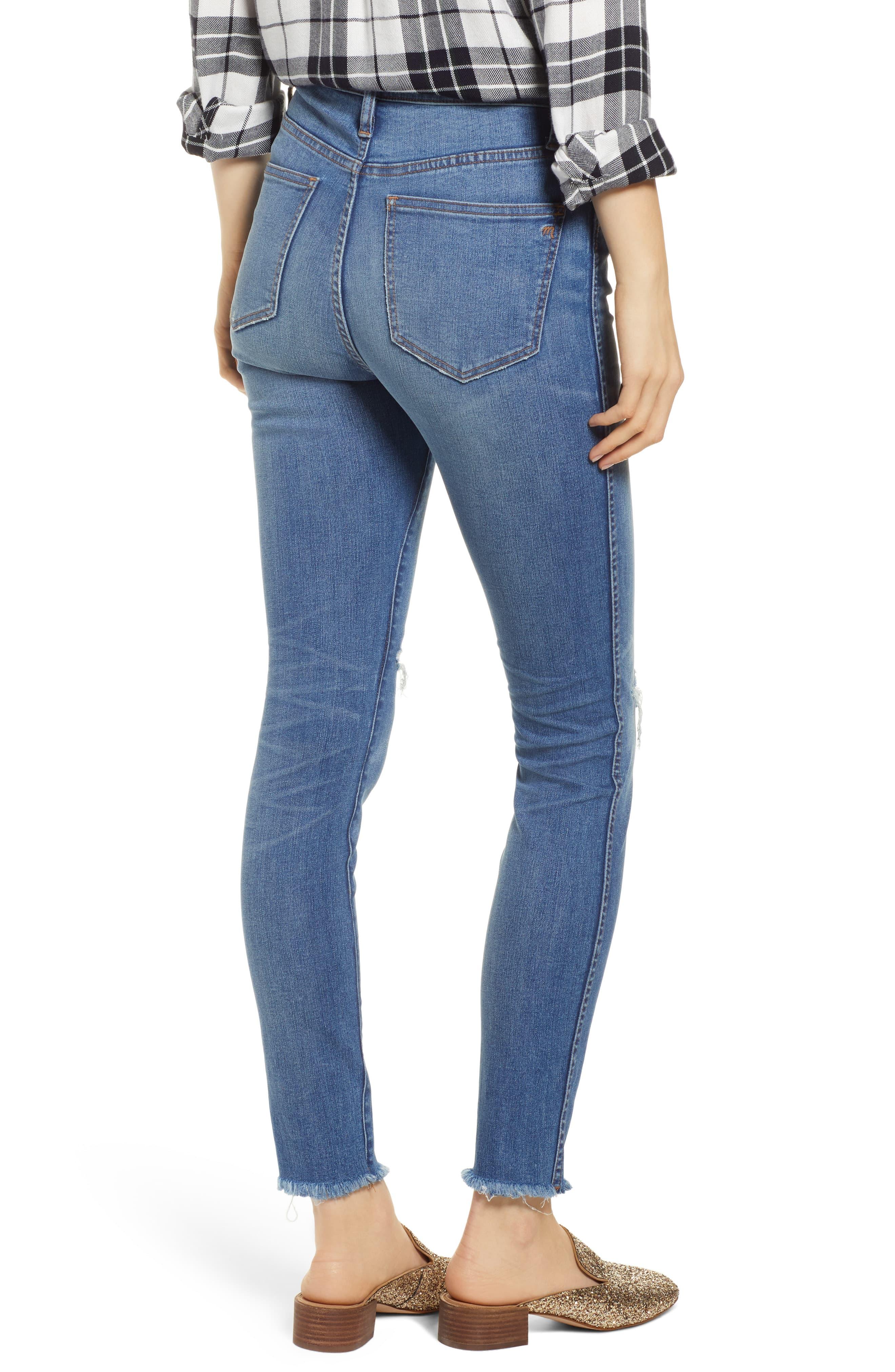 Madewell Denim 10-inch High Rise Skinny Jeans in Blue - Lyst