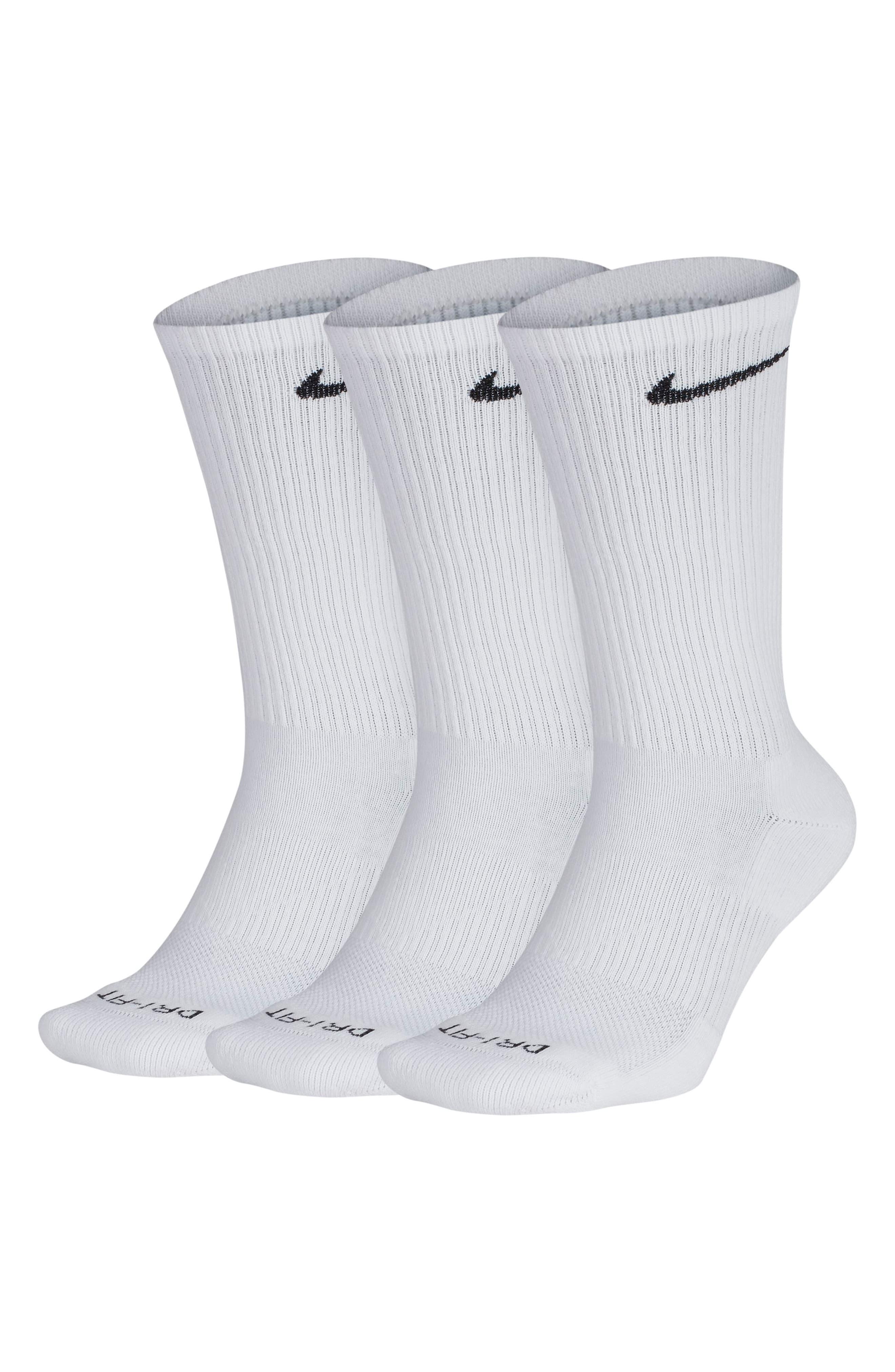 Nike Everyday Plus Cushioned Training Crew Socks in White for Men | Lyst
