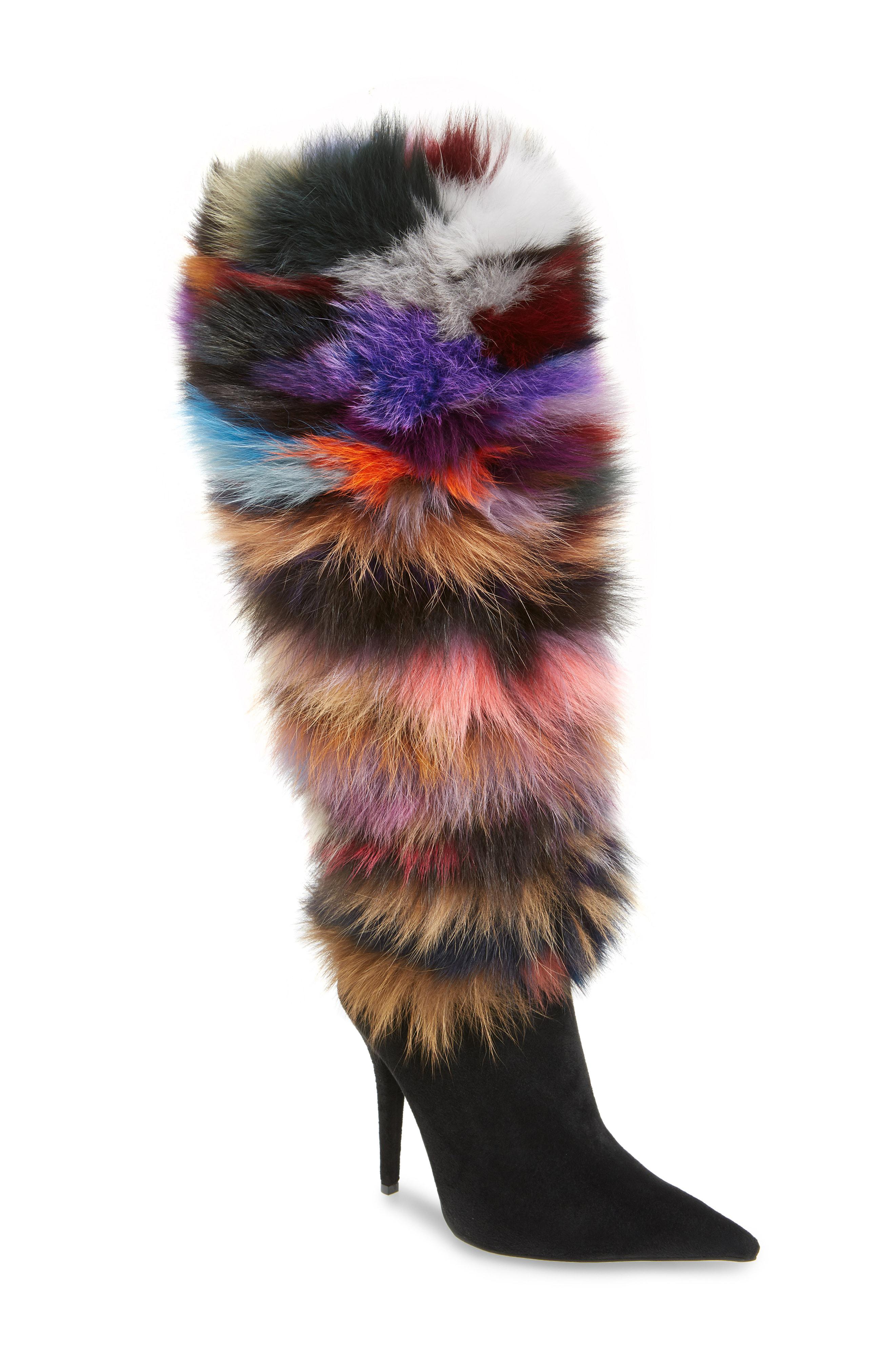 Real rabbit fur boots Outlet