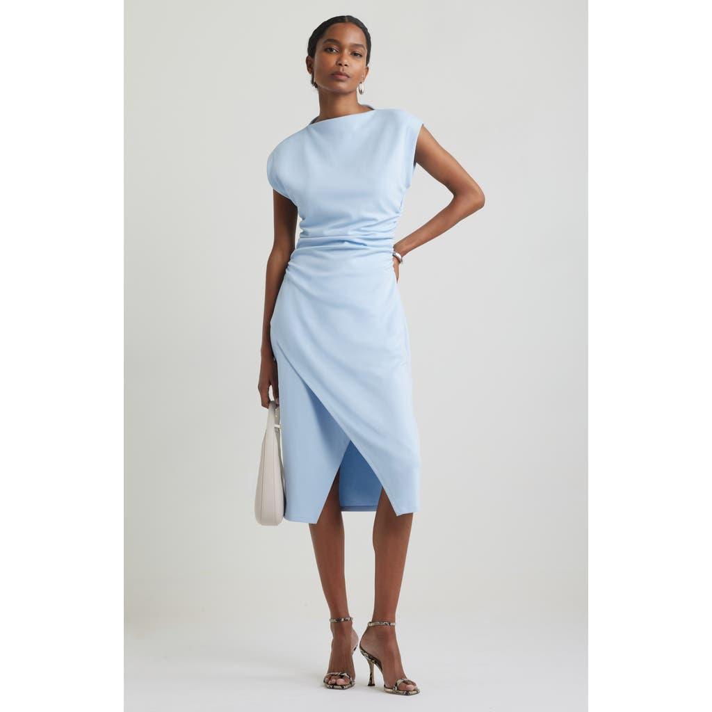 beaded fringe short dress – Lara New York Tips for Visiting Mosques designer_9112917961 Color:FRENCH BLUE/PINK hips 97