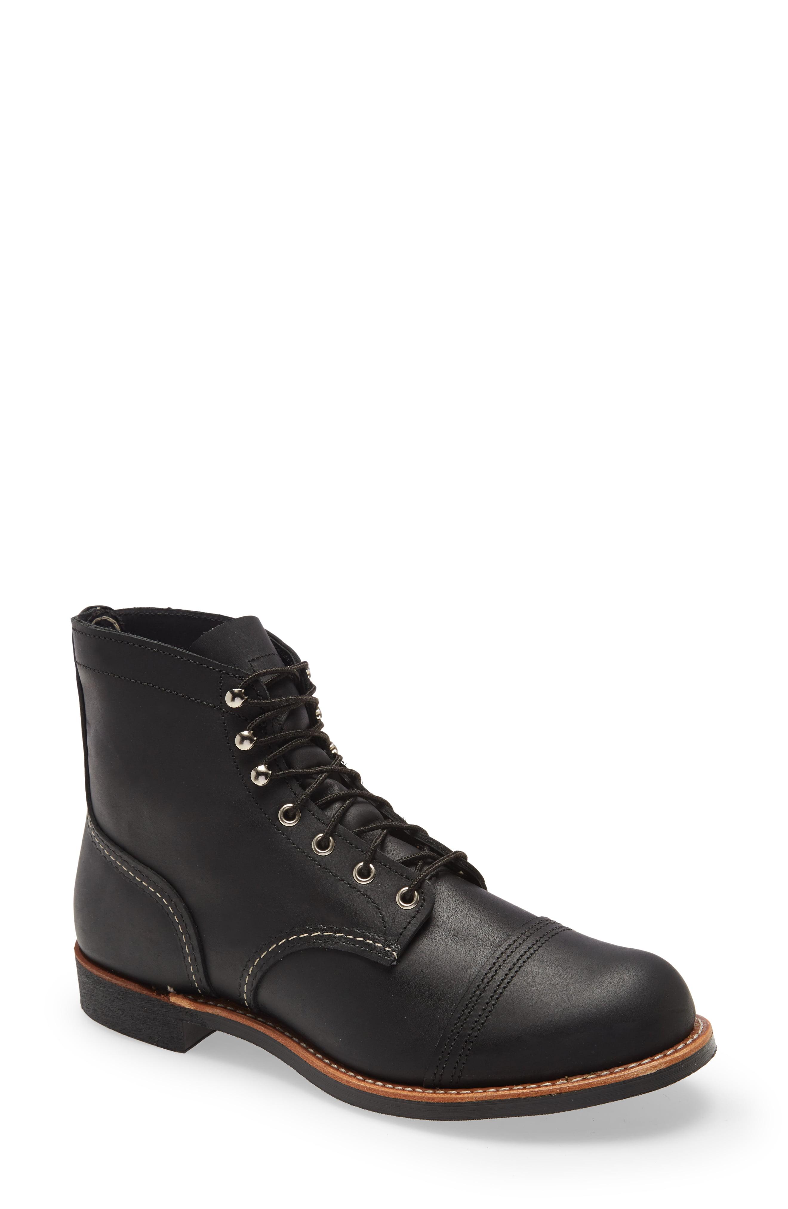 Red Wing Iron Ranger Boot in Black for Men Lyst